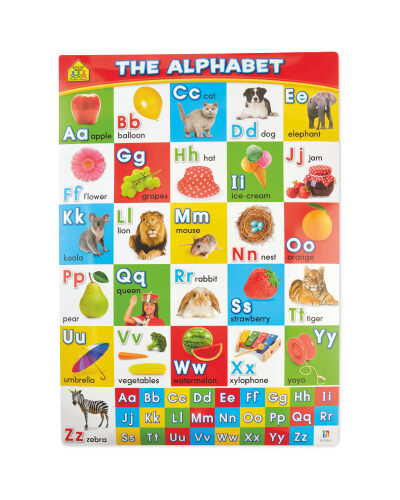 Counting & Alphabet Wall Chart - ALDI UK