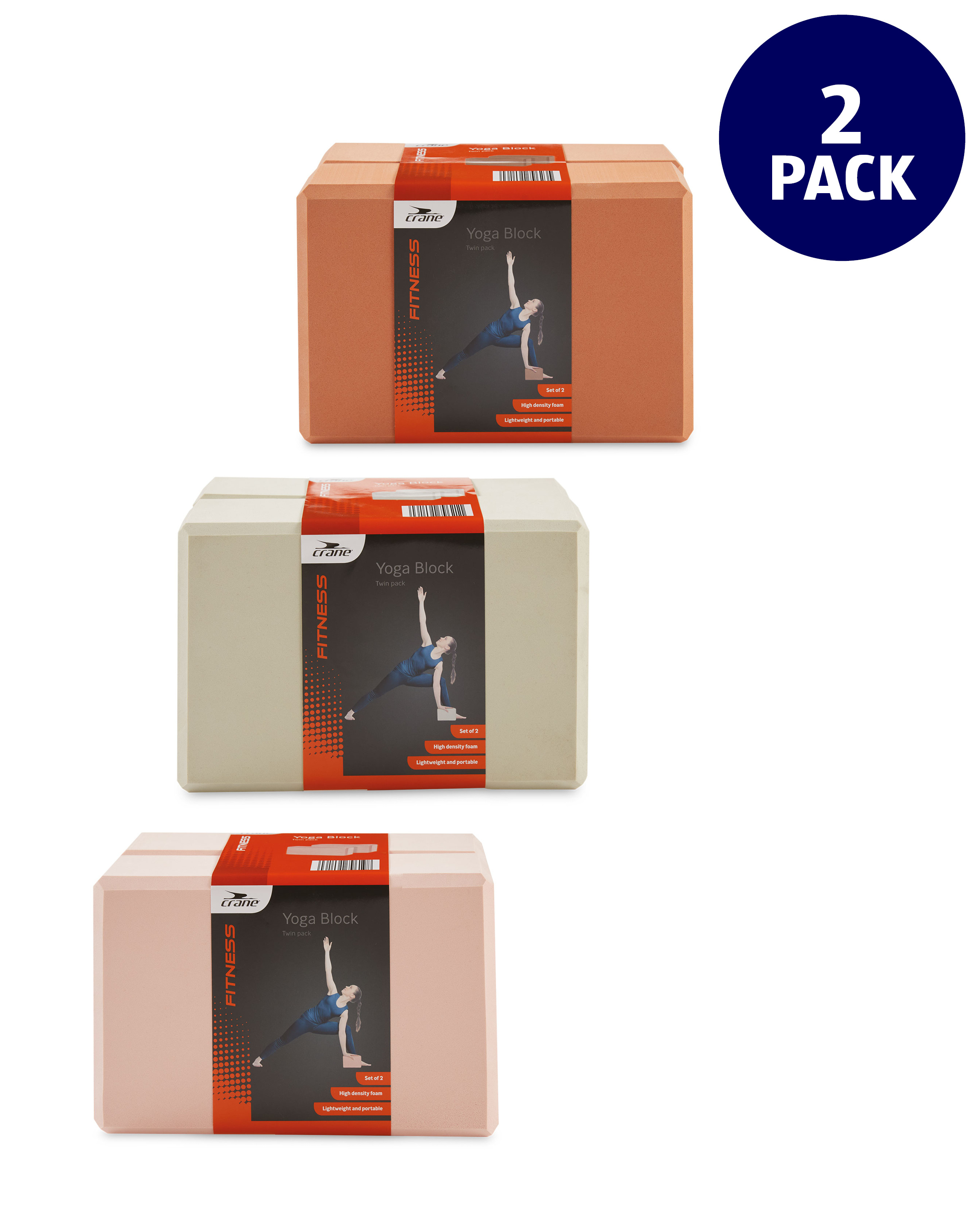 Crane Yoga Block 2 Pack ALDI UK