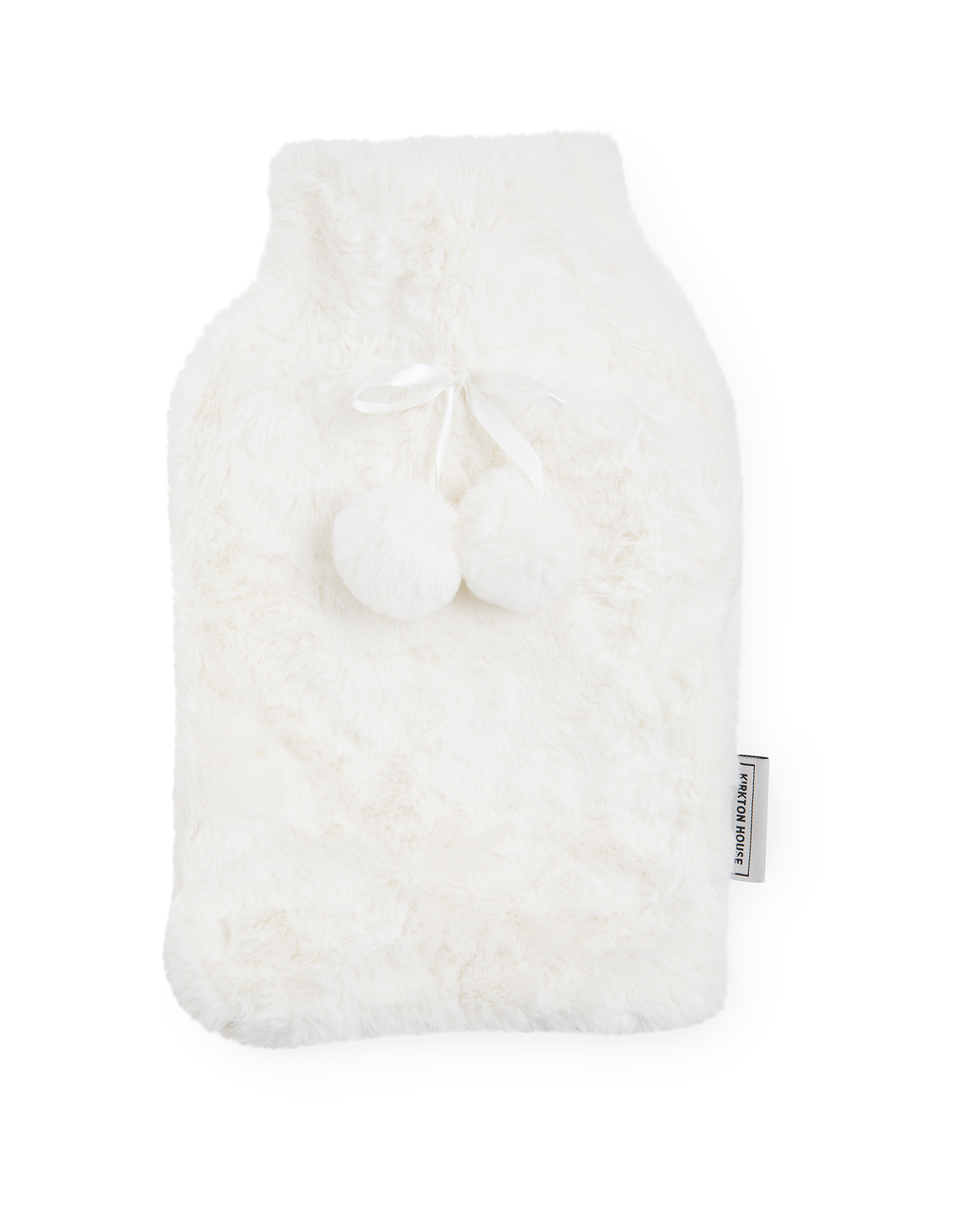 Cream Faux Fur Hot Water Bottle ALDI UK