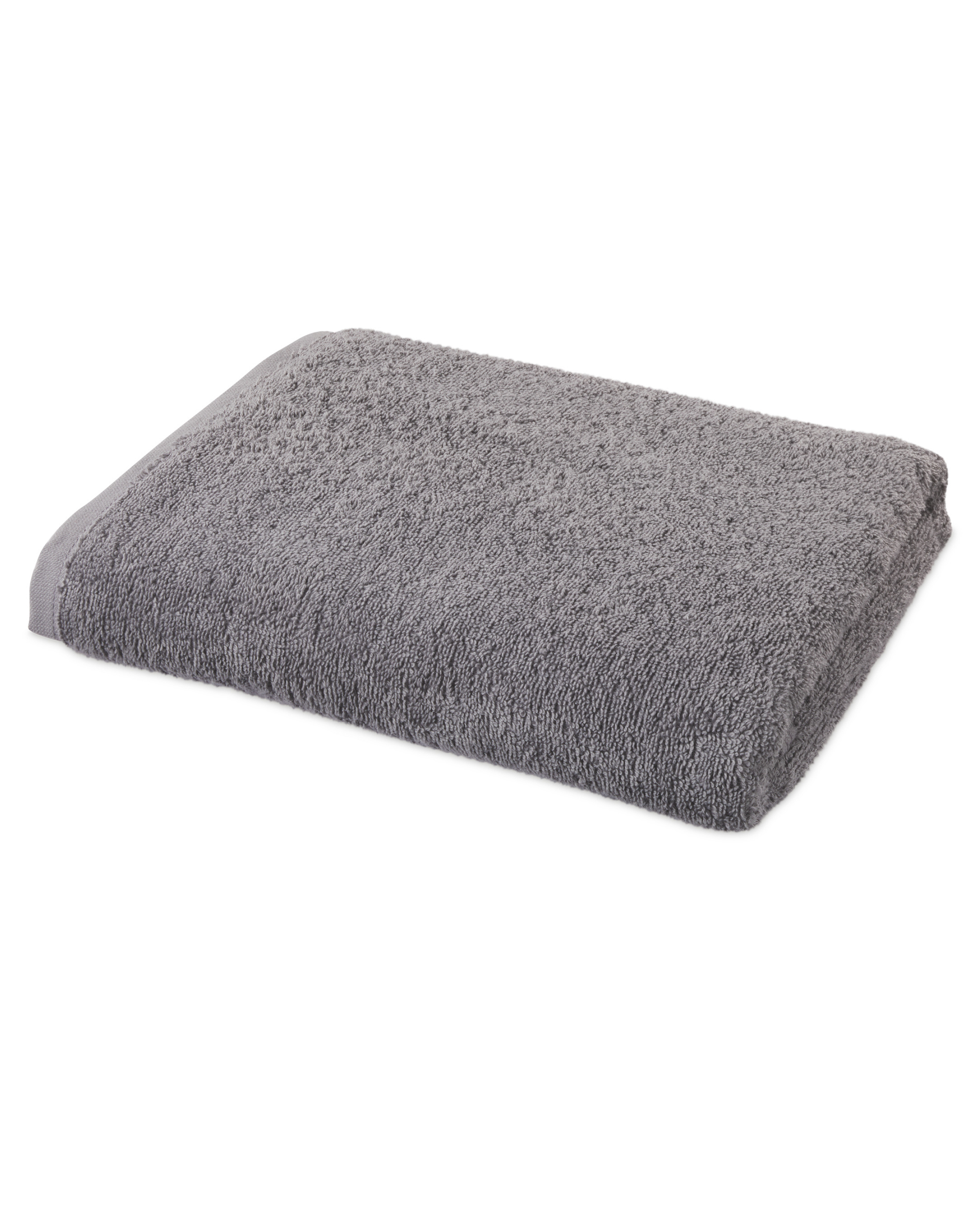 Dark Grey Bath Towel ALDI UK