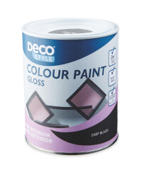 Deco Style Glossy Paint 1L - Deep Black