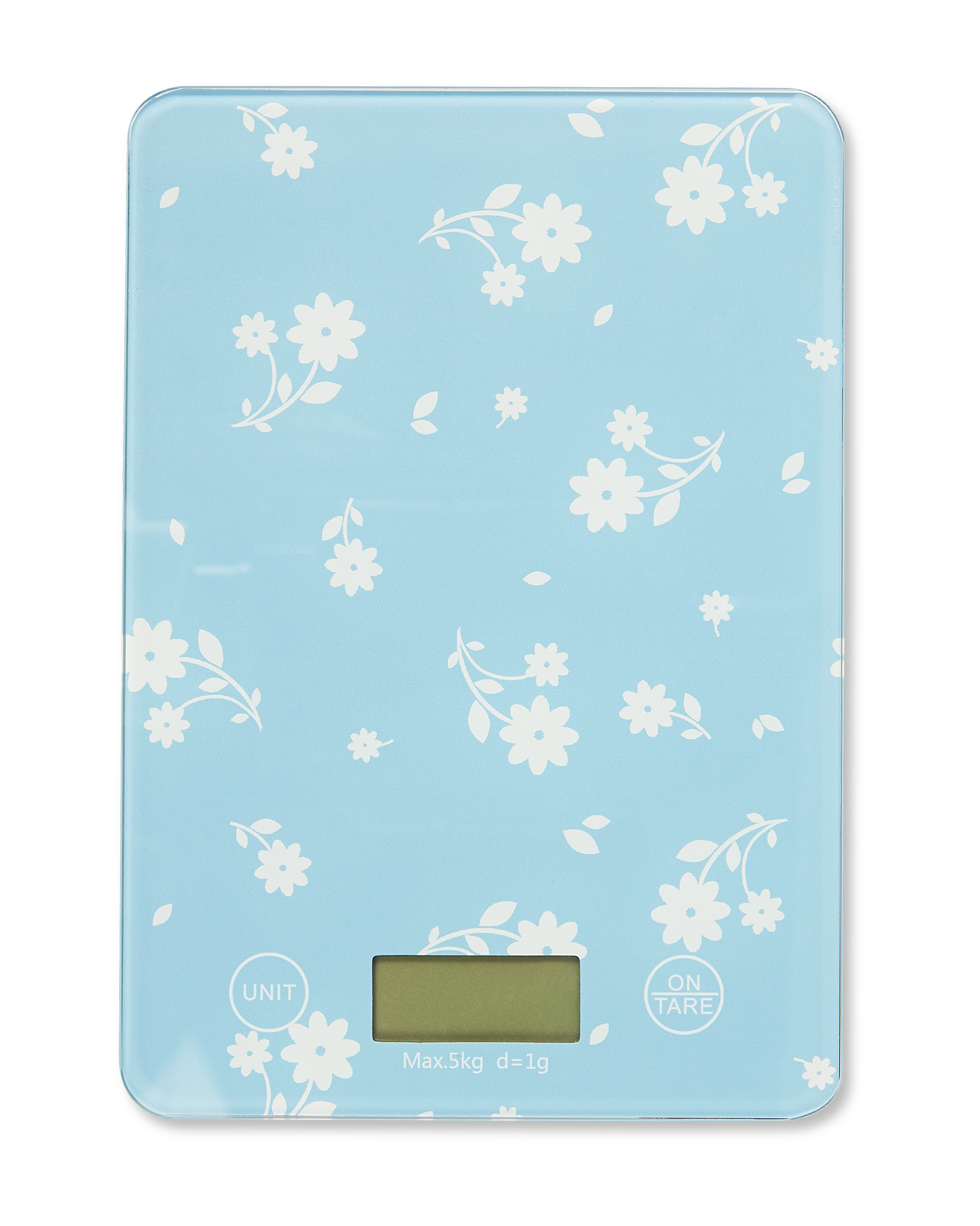 White Flowers Digital Scales ALDI UK