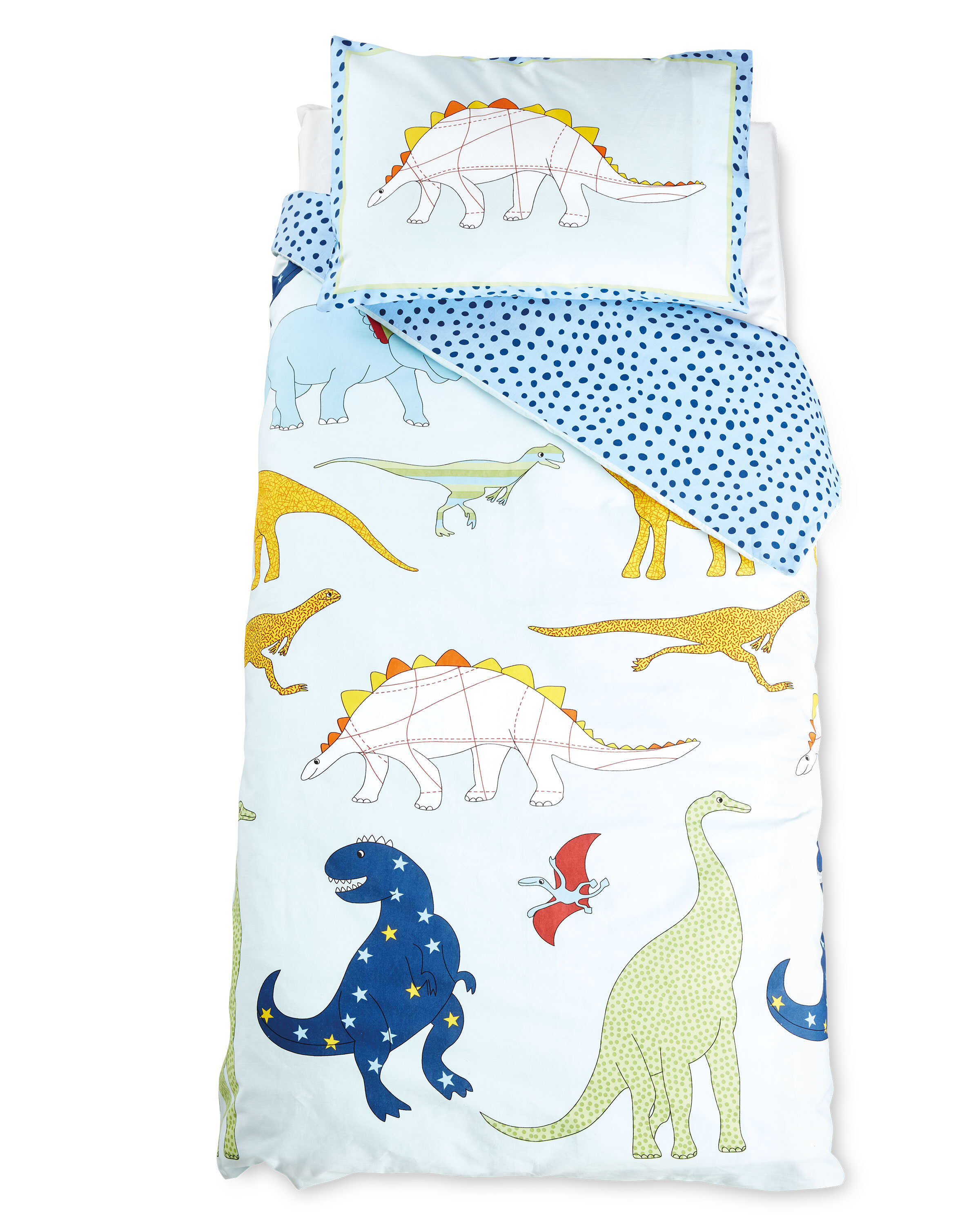 Dinosaur Land Cot Duvet Cover Set