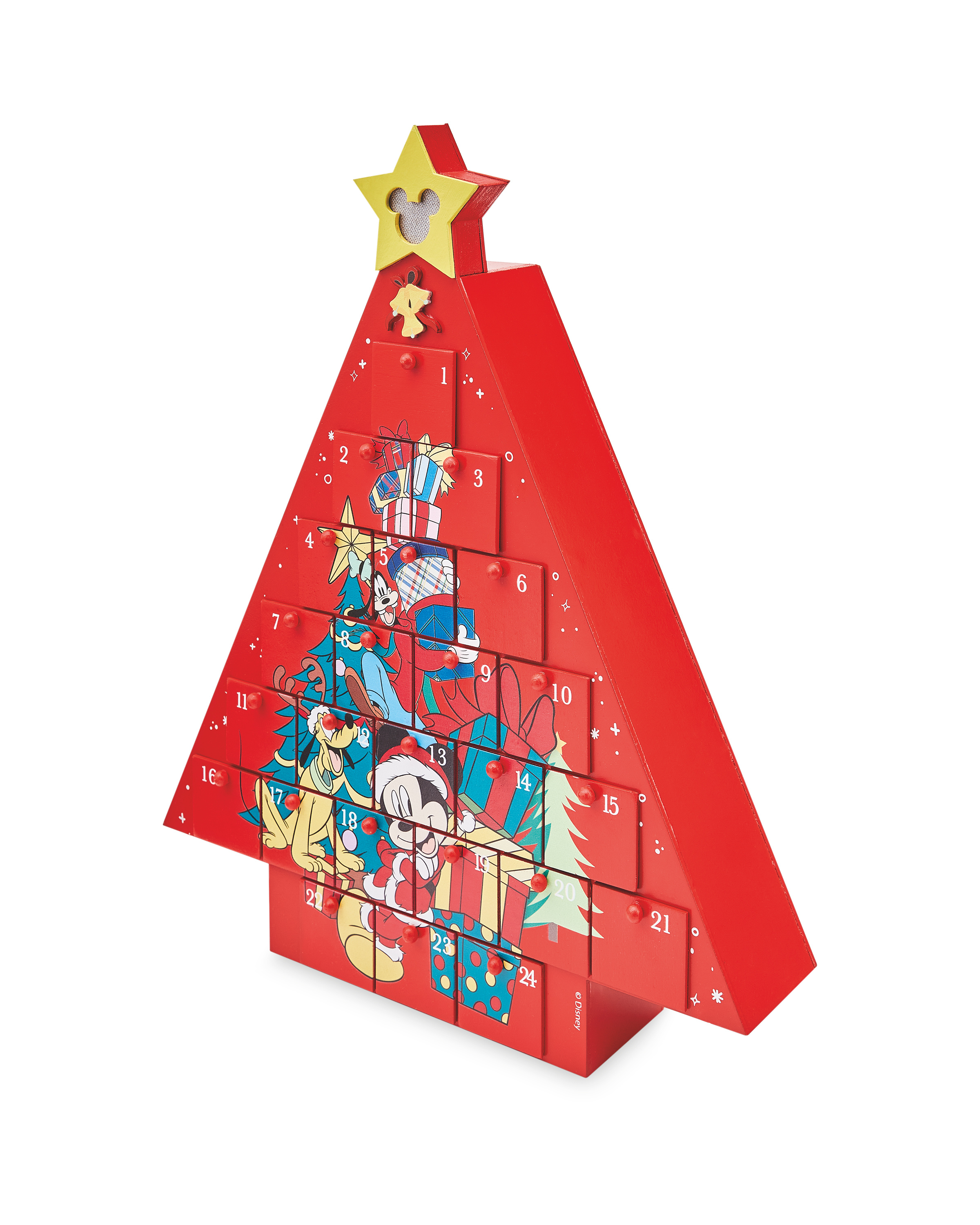 Disney Wooden Advent Calendar ALDI UK