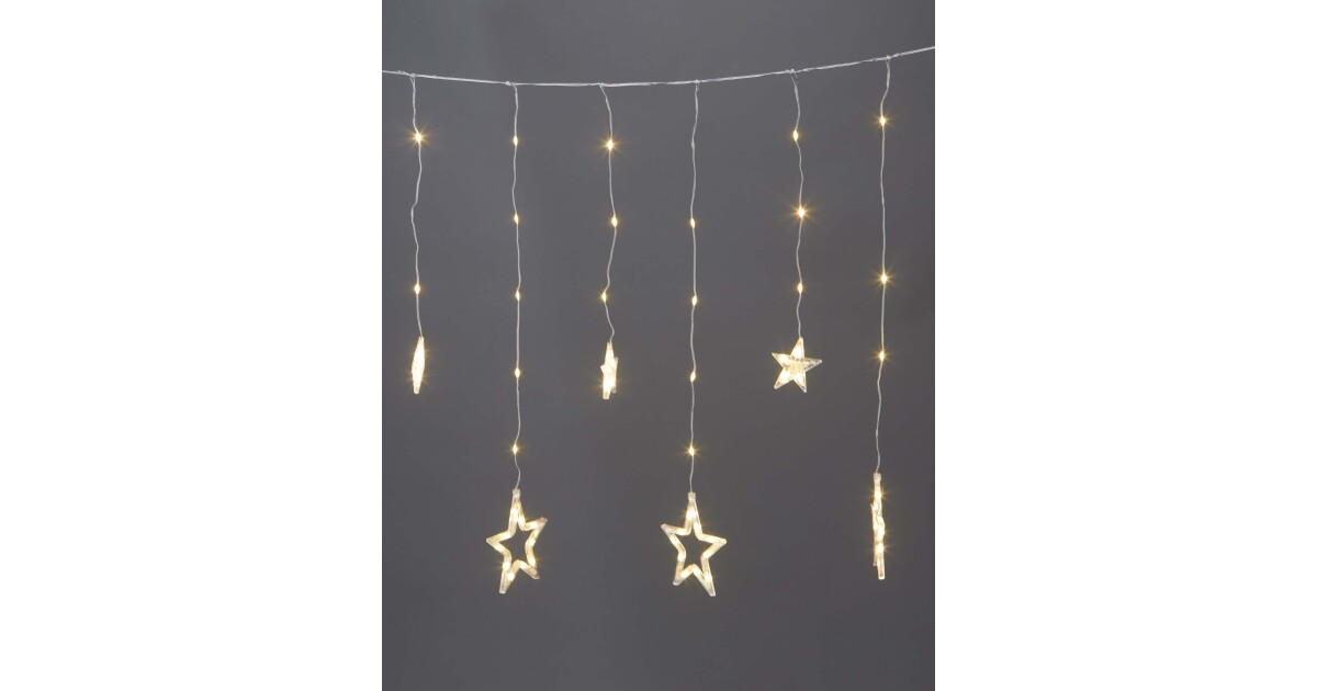 Christmas Star Curtain Lights - ALDI UK