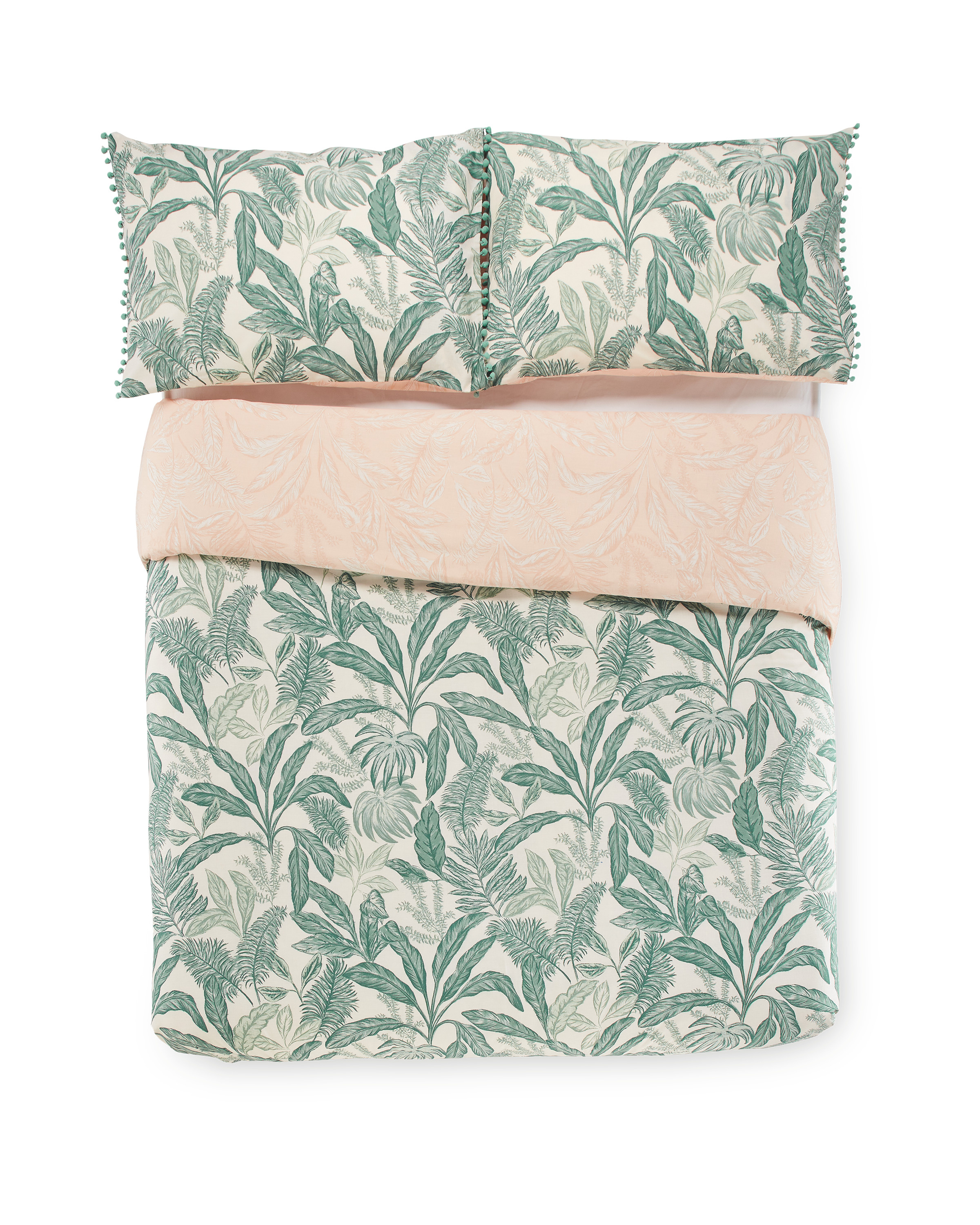 Pompom Double Duvet Set ALDI UK