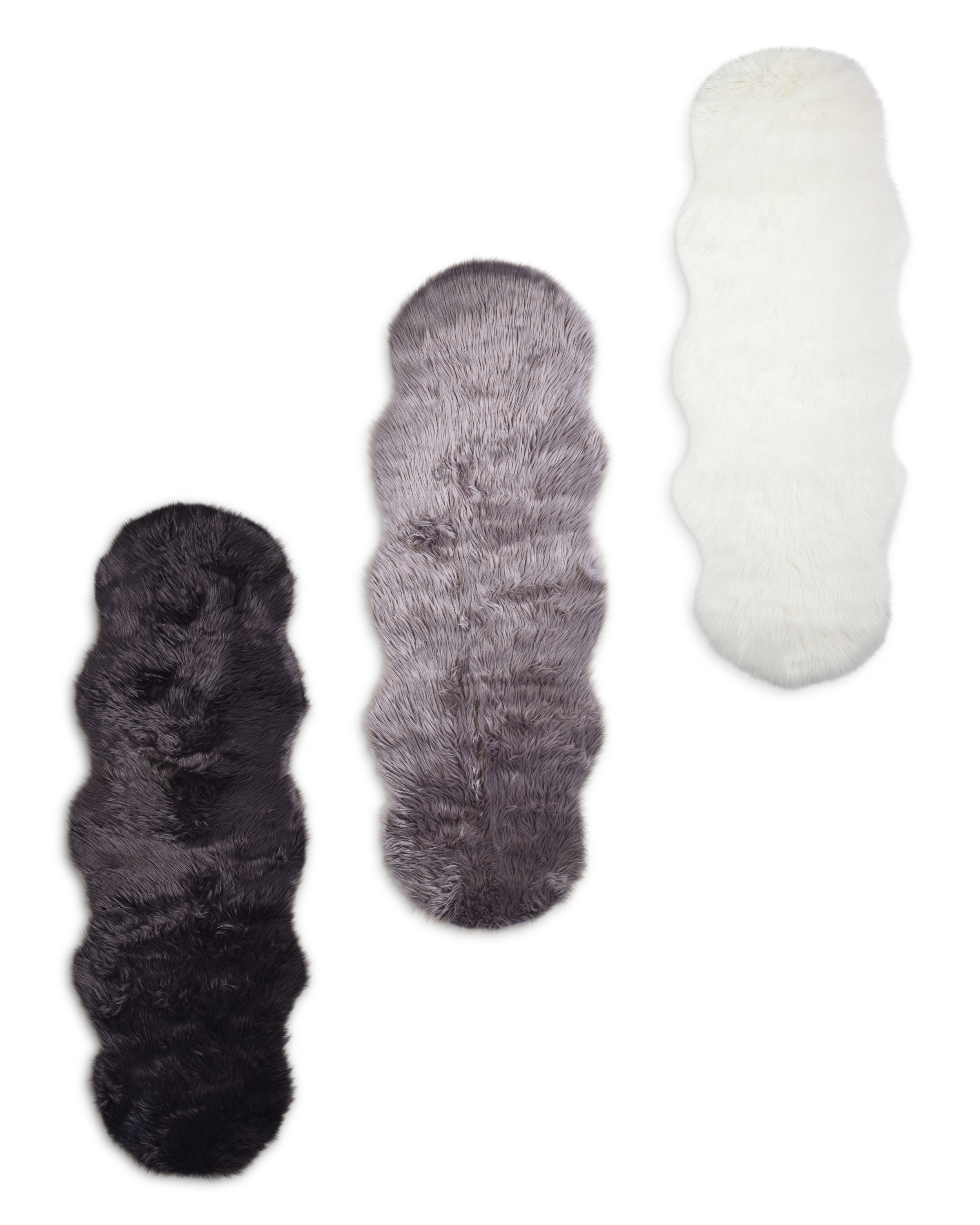 Kirkton House Double Faux Fur Rug ALDI UK