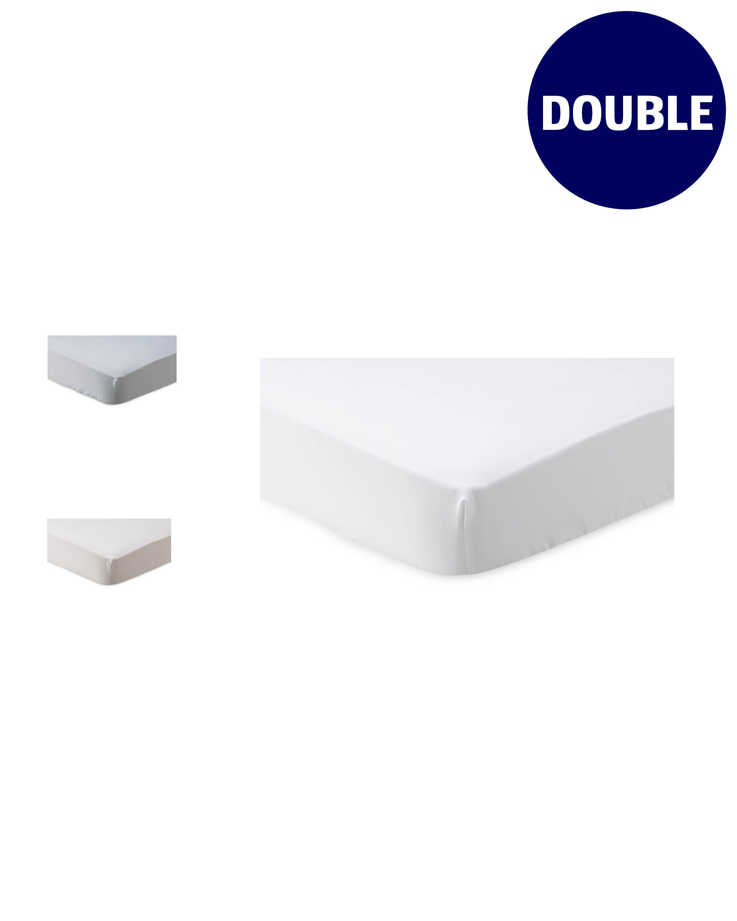 Easy Care Double Fitted Sheet ALDI UK