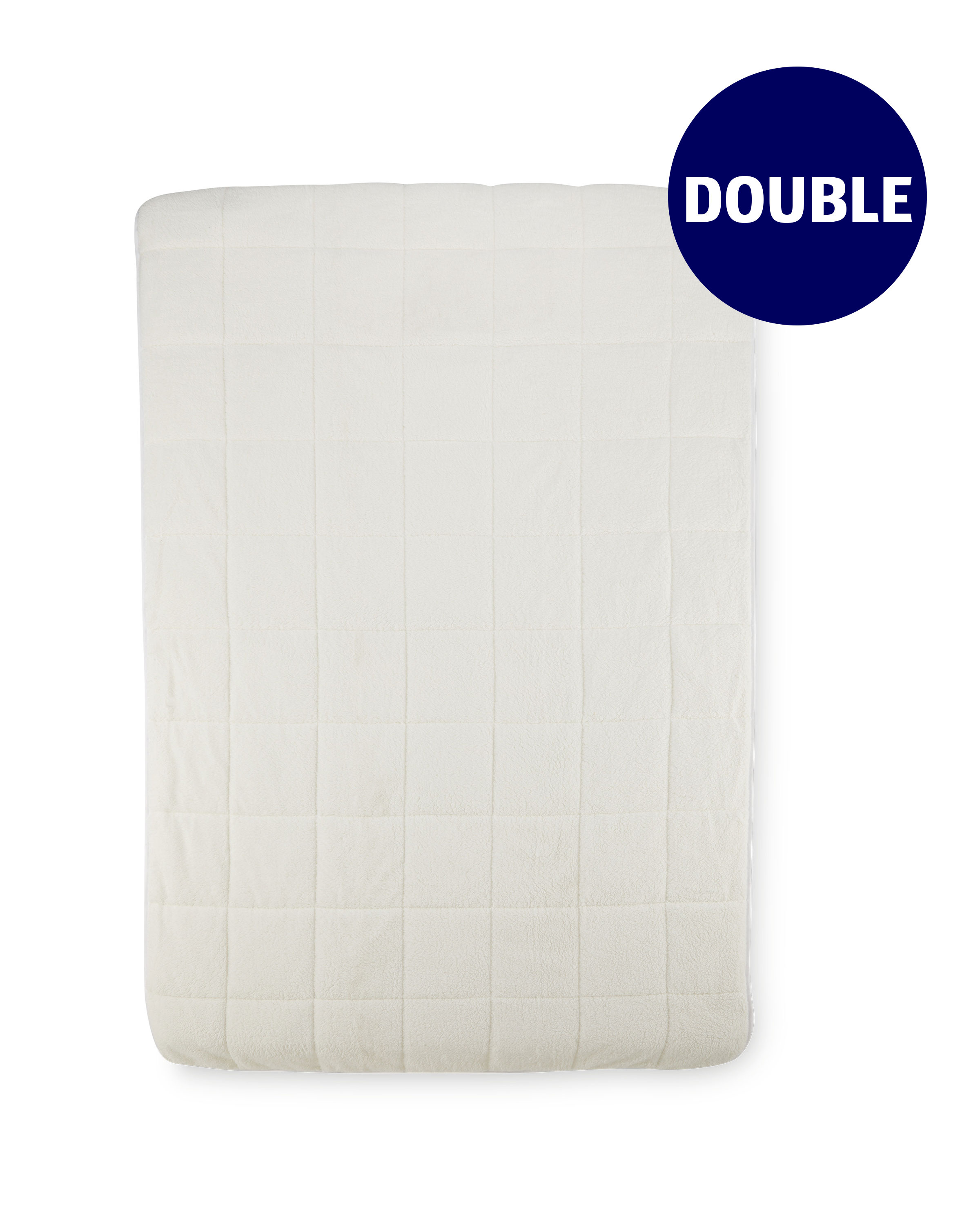Double Fleece Mattress Topper ALDI UK