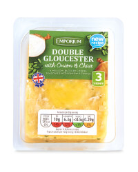 Double Gloucester with Onion & Chive