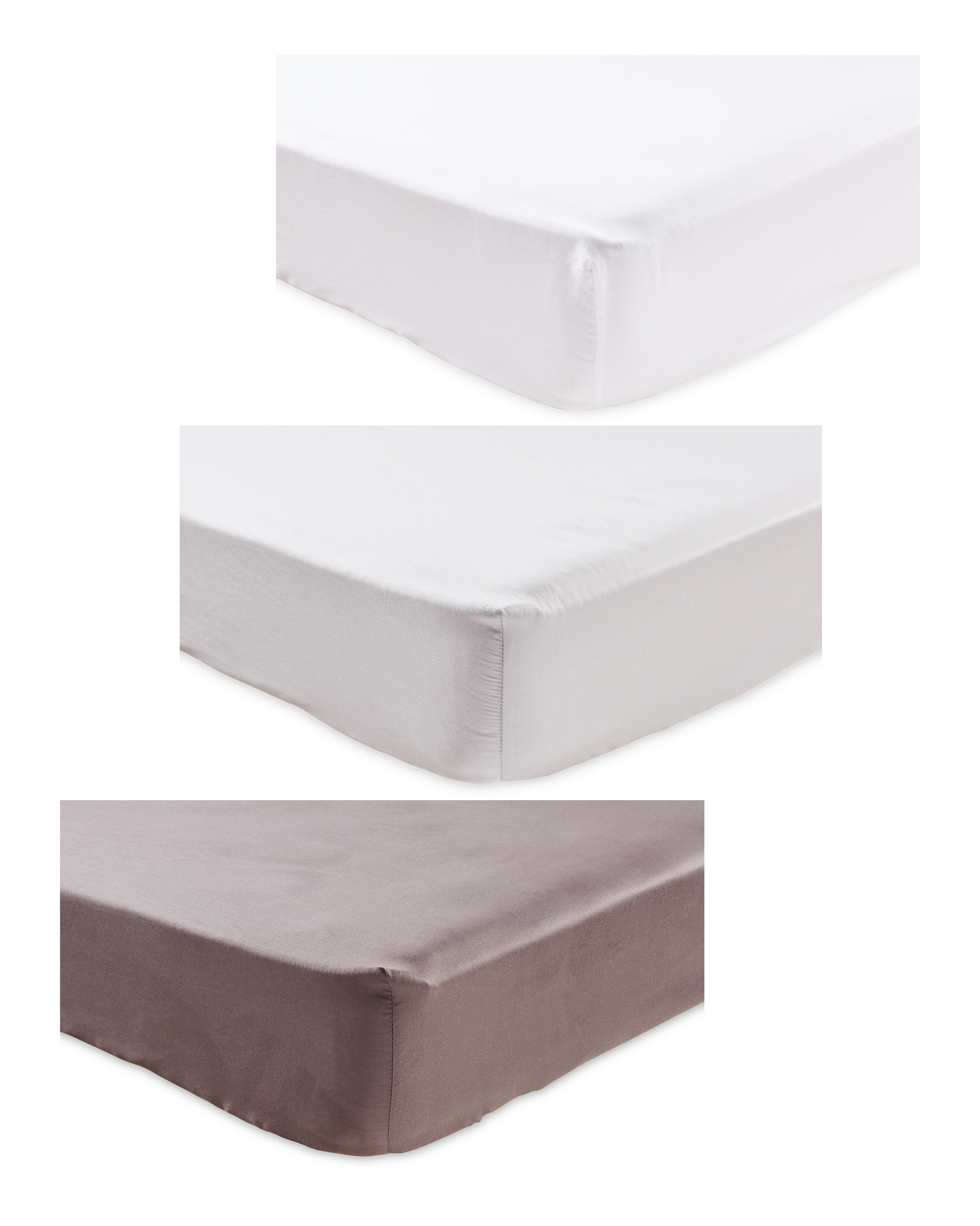 Double Sateen Fitted Sheet ALDI UK