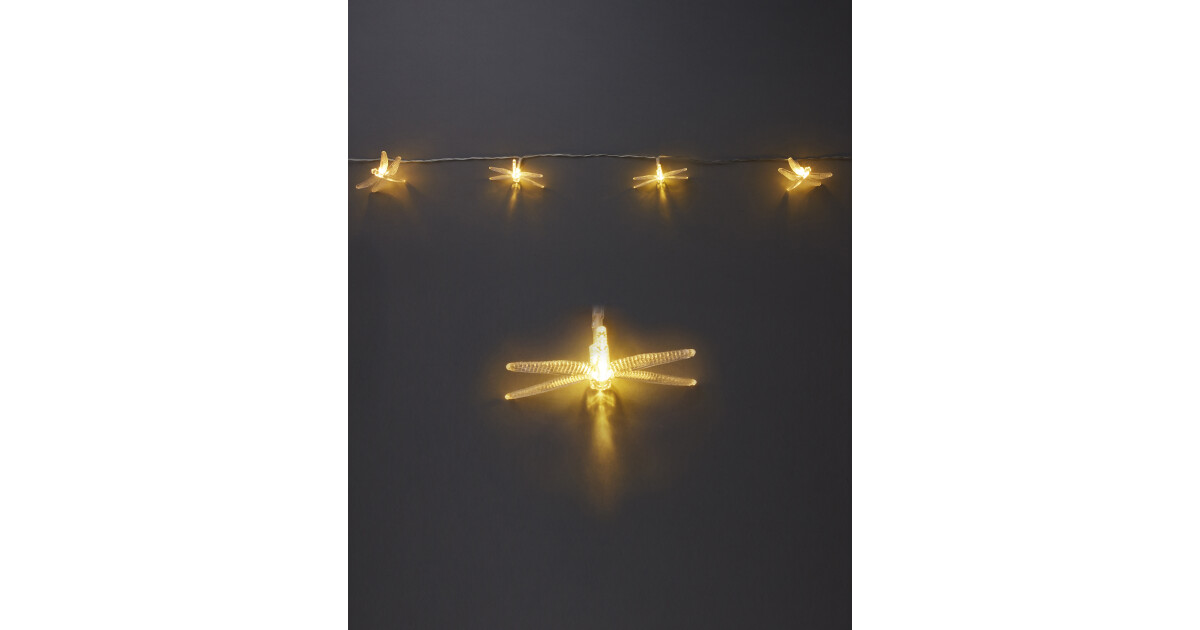Dragonfly Solar String Lights - ALDI UK