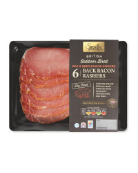 Dry Cured 6 Back Bacon Rashers