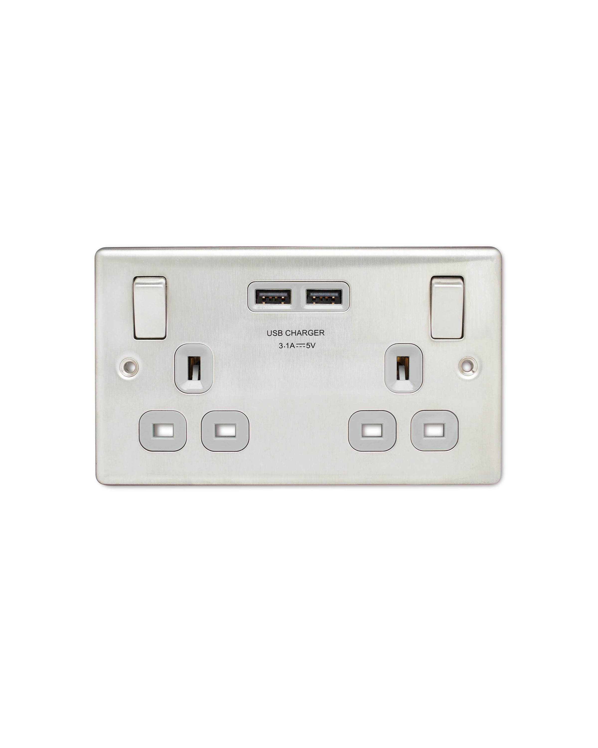 Easy Home Double Socket with USB ALDI UK
