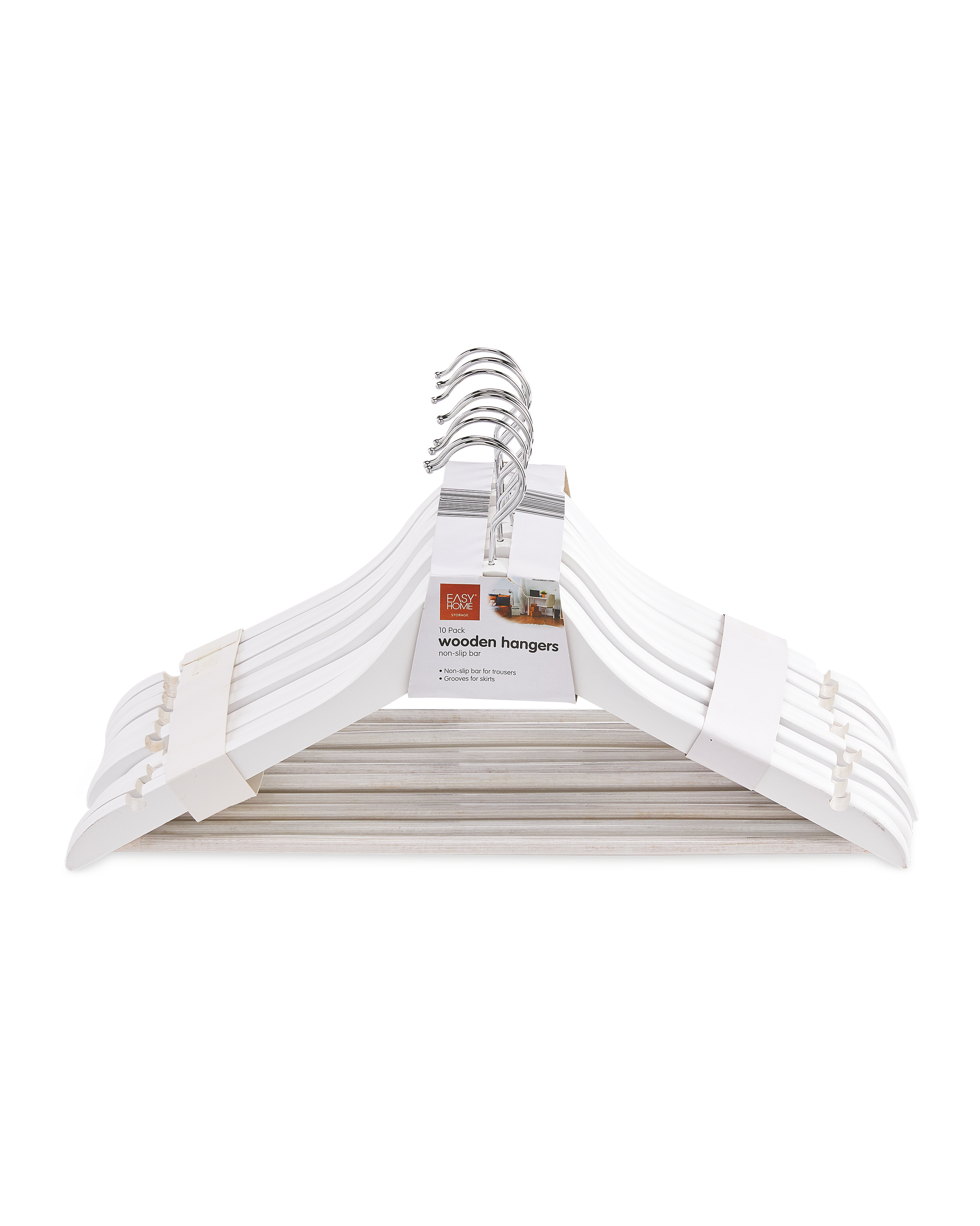 Easy Home Wooden Coat Hangers ALDI UK