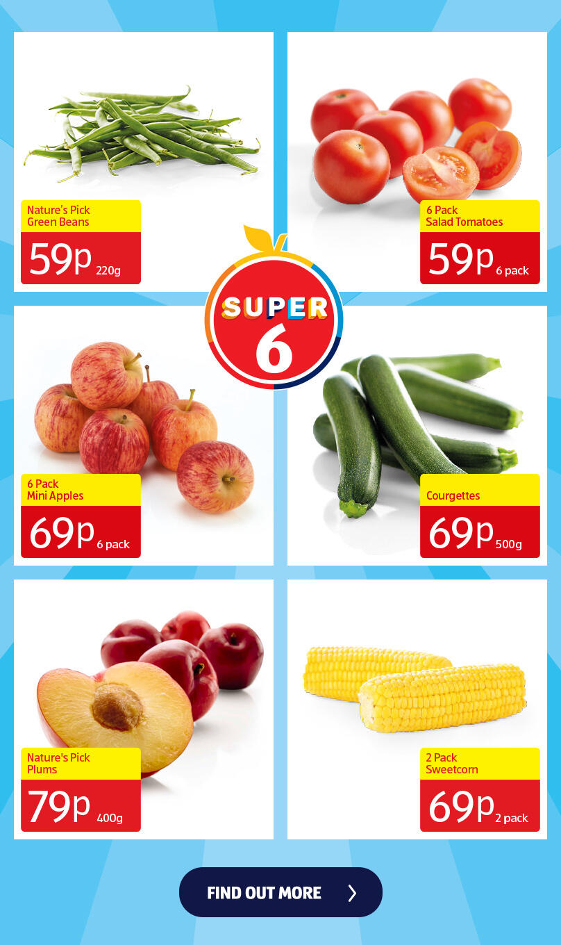 Aldi fruit and veg