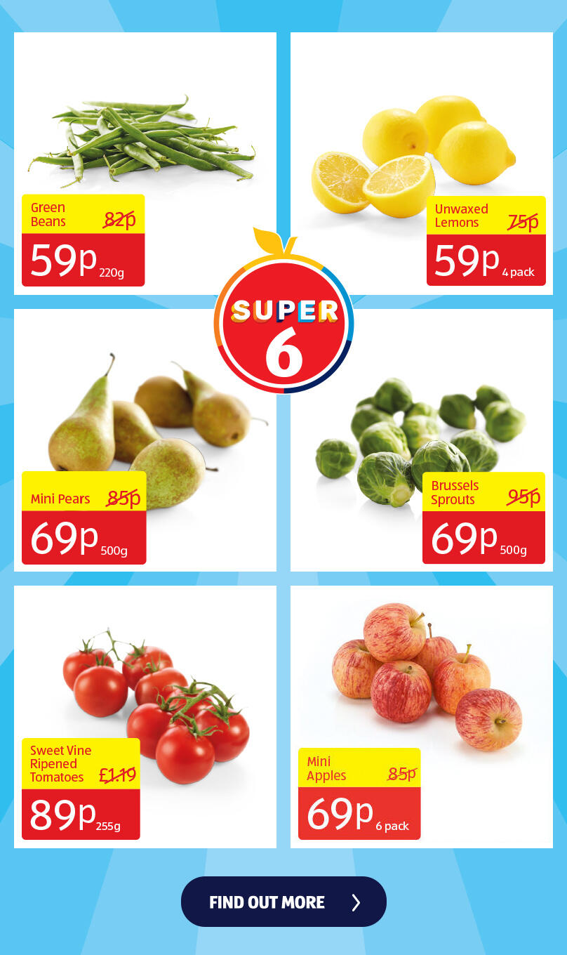 Aldi fruit and veg