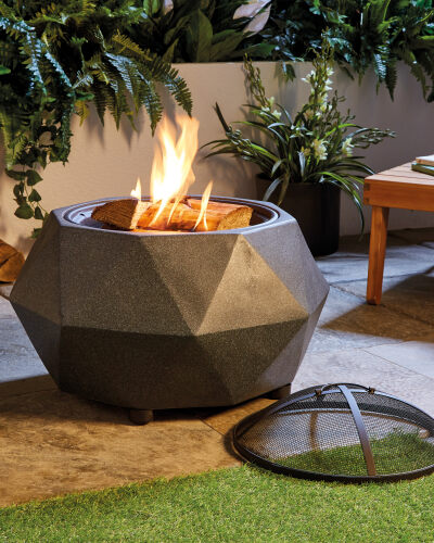 Garden Fire Pit | Faux Stone Fire Pit | 2019 | ALDI UK