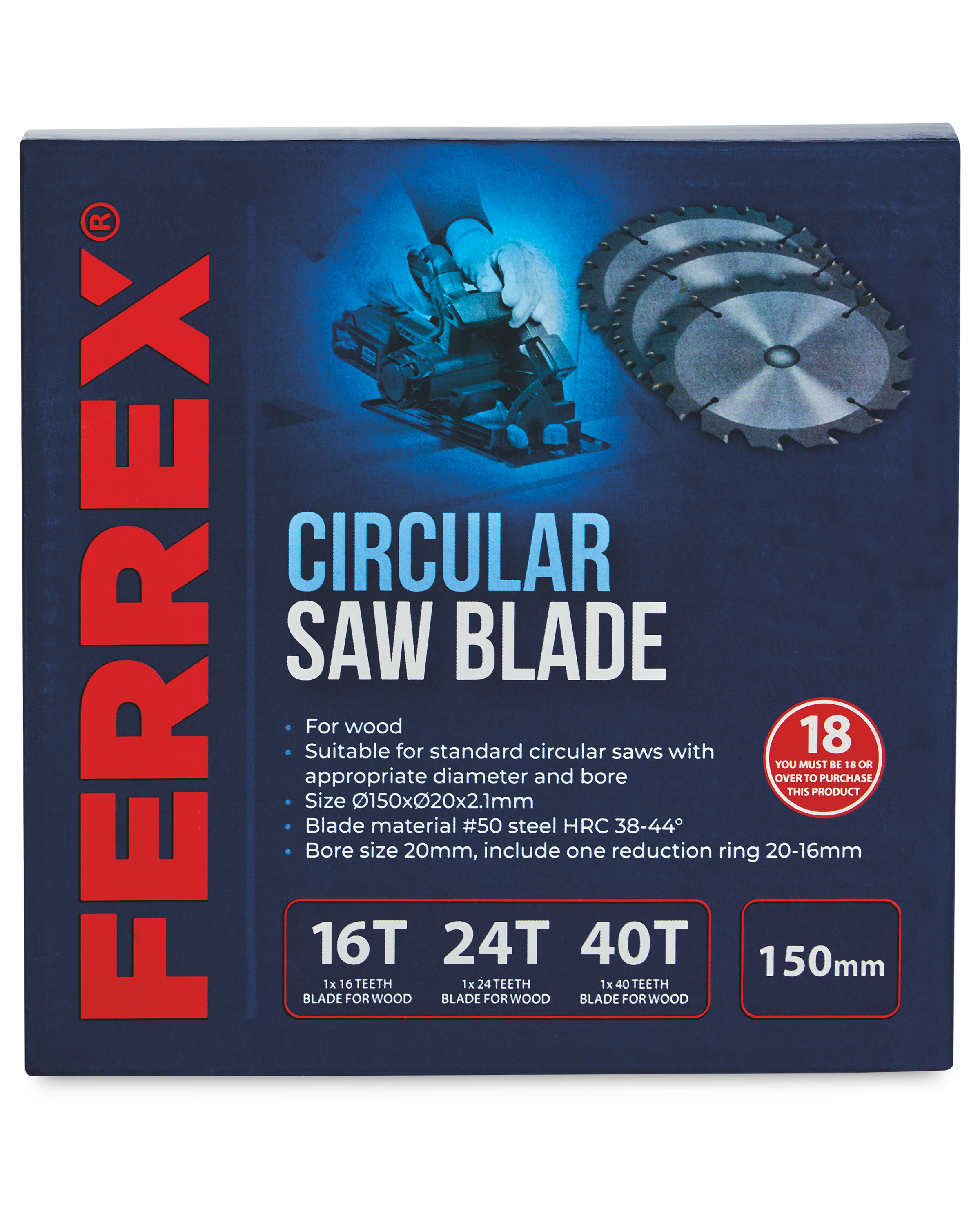 Ferrex Circular Saw Blades 150mm ALDI UK