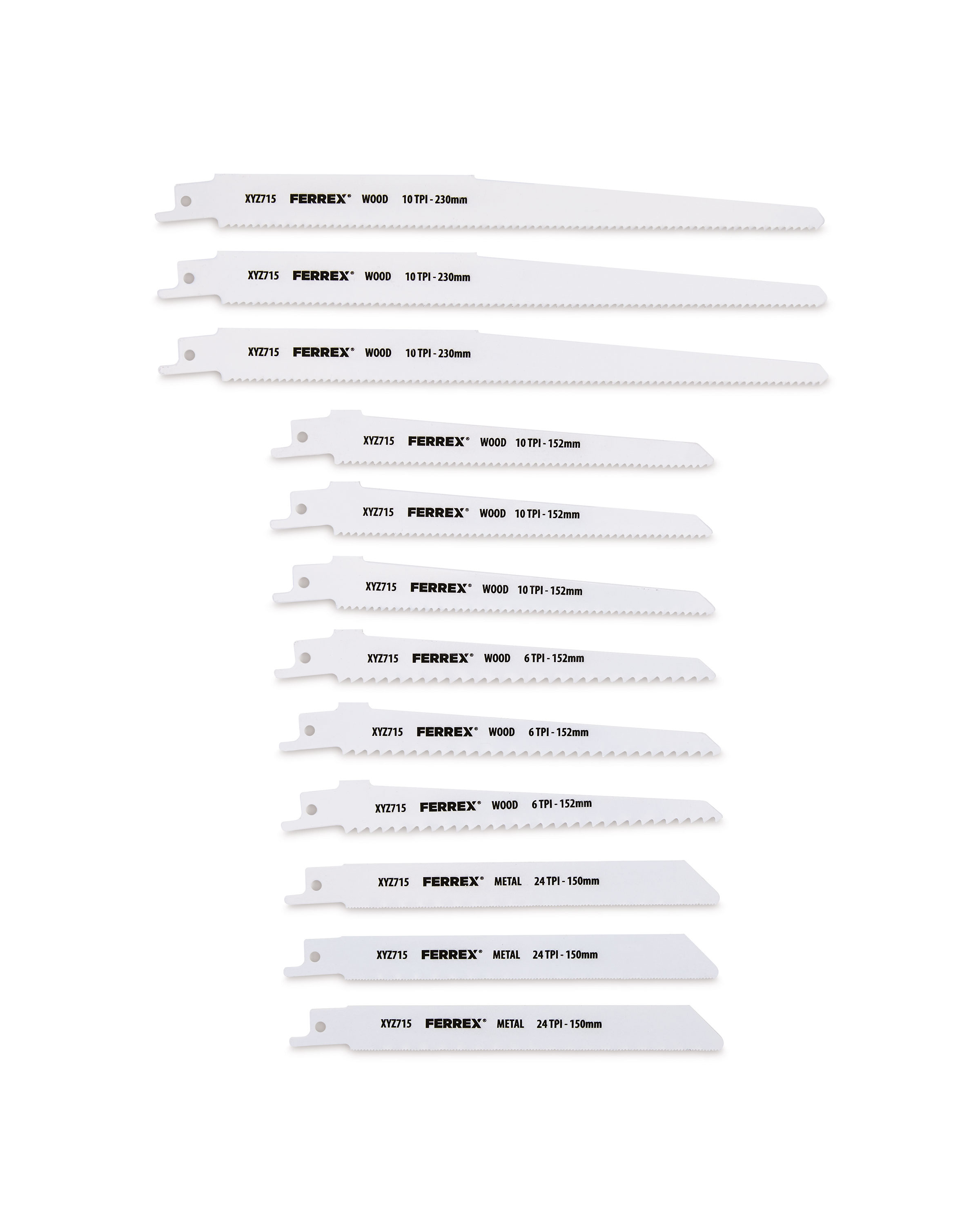 Ferrex Reciprocating Saw Blades ALDI UK