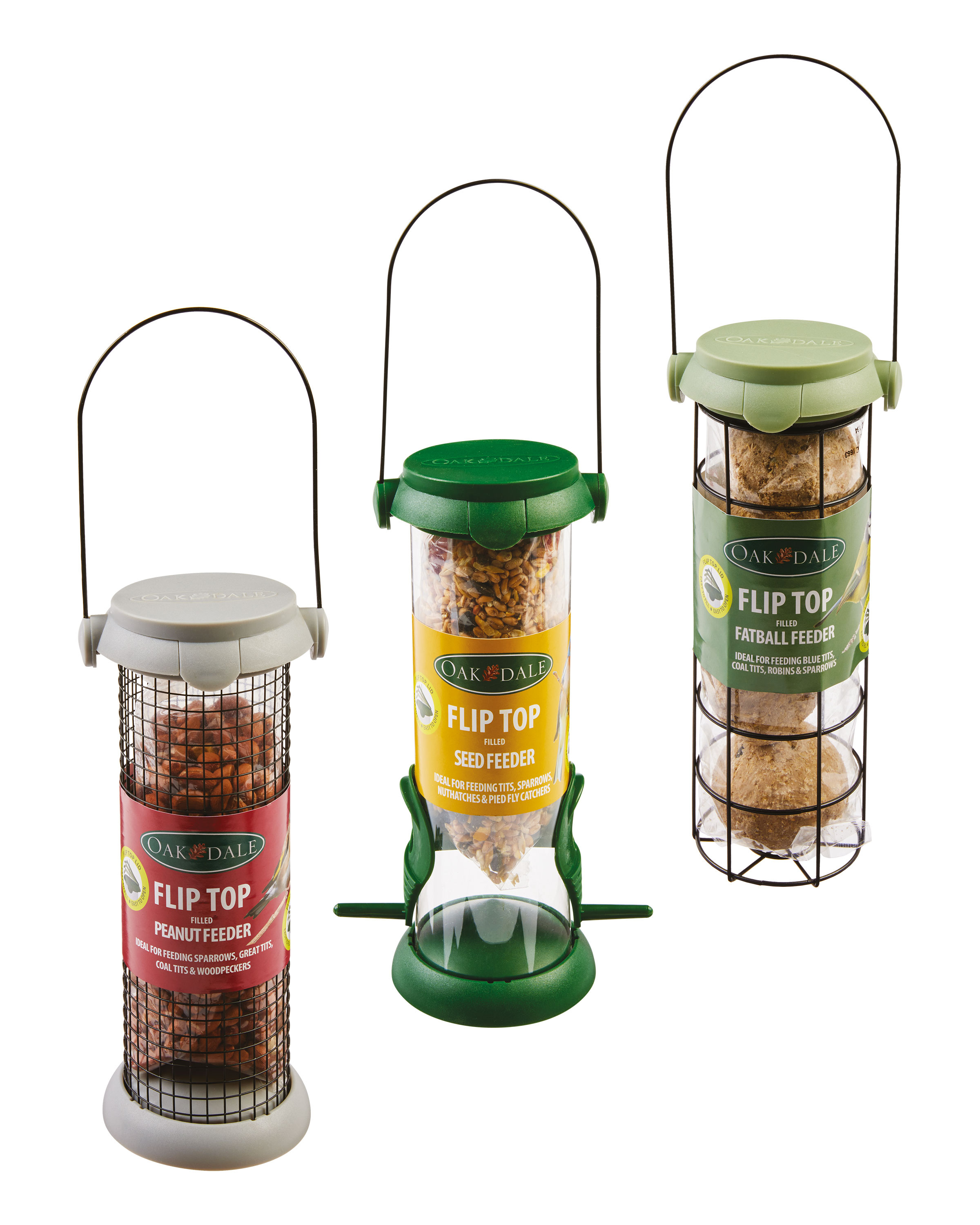 Flip Top Filled Bird Feeder ALDI UK