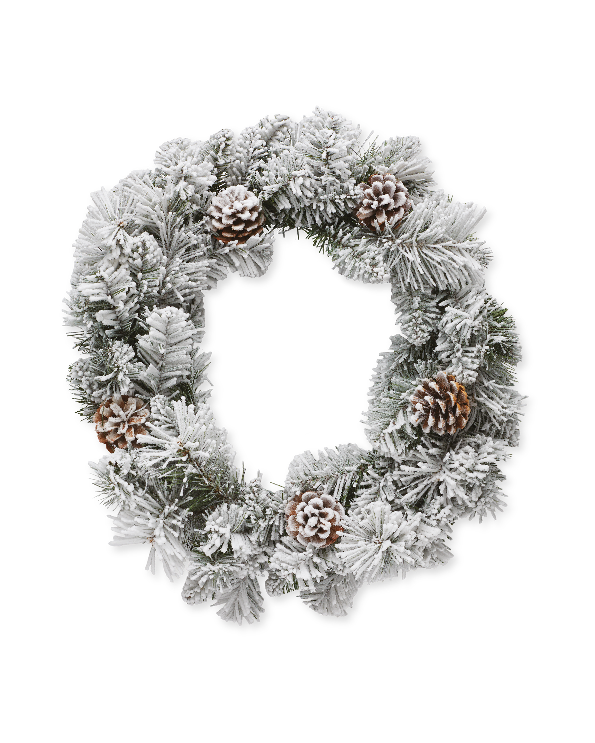 Frosted Christmas Wreath ALDI UK