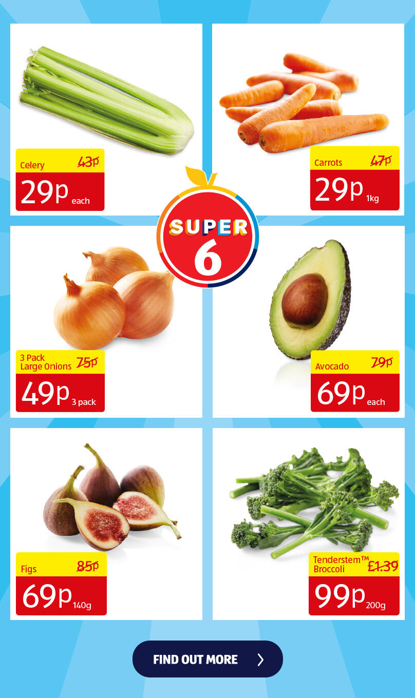 Aldi fruit and veg