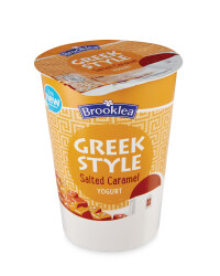 Greek Style Salted Caramel Yogurt