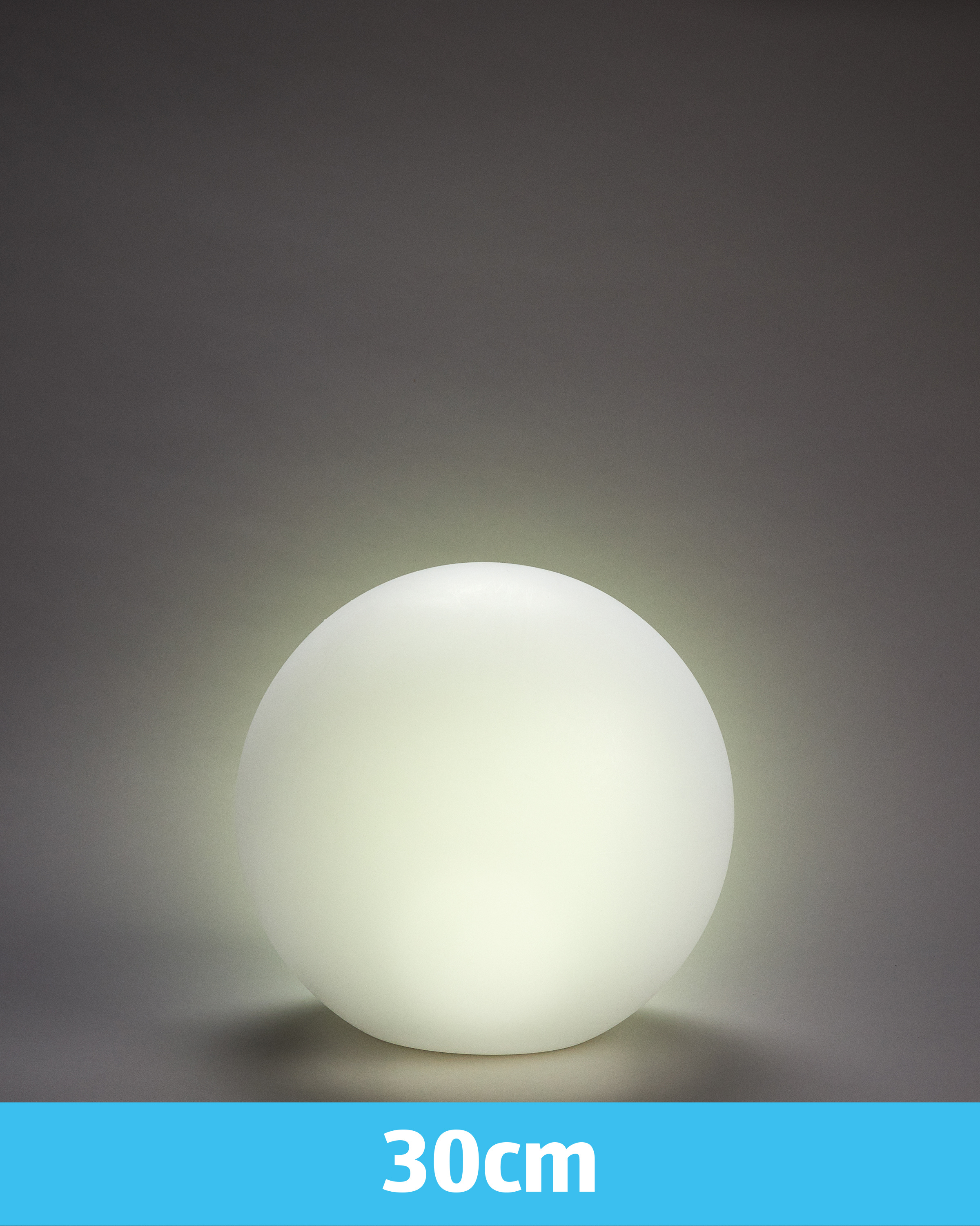 Garden Bright 30cm Solar Ball Light ALDI UK