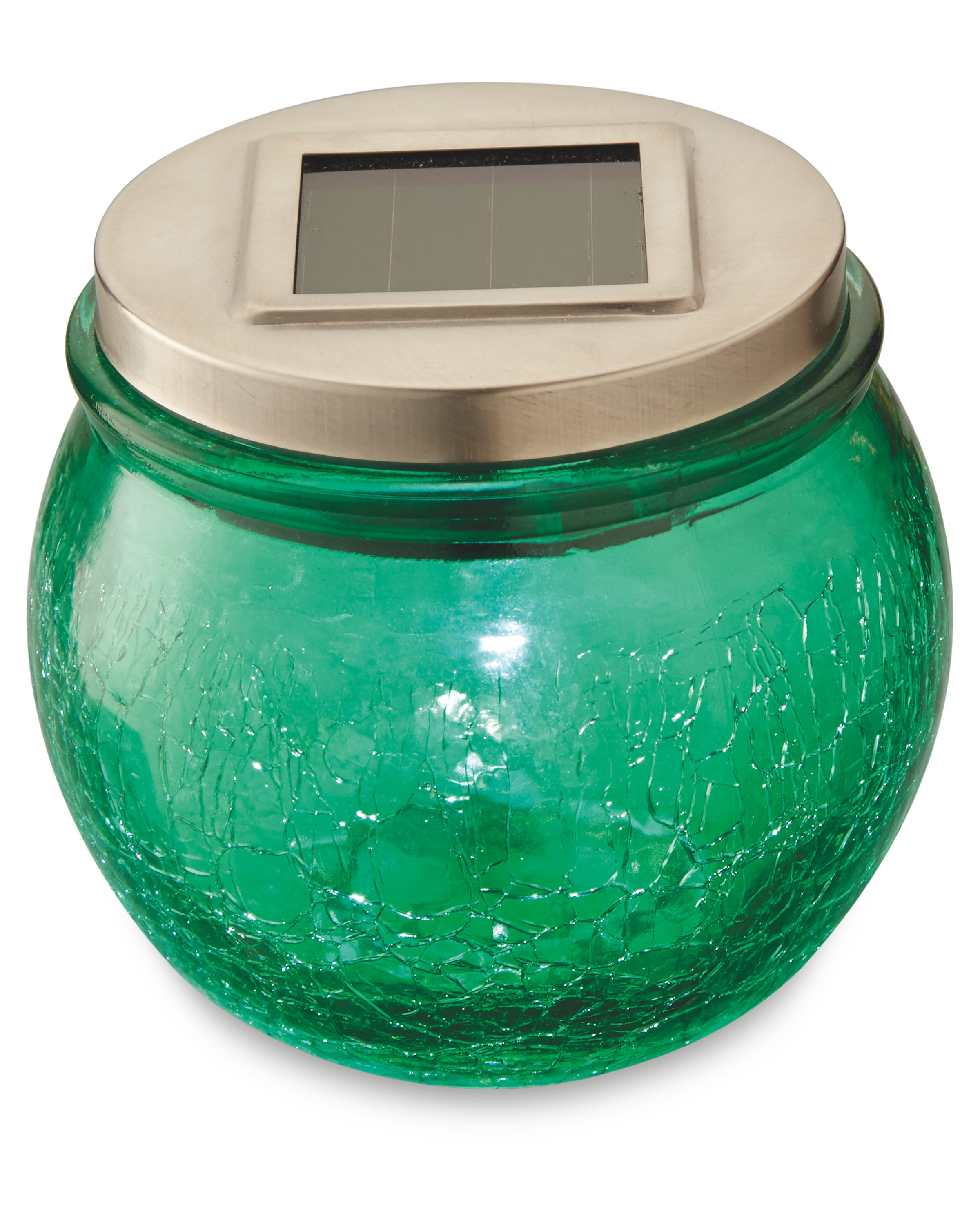Garden Bright Solar Crackled Lantern ALDI UK