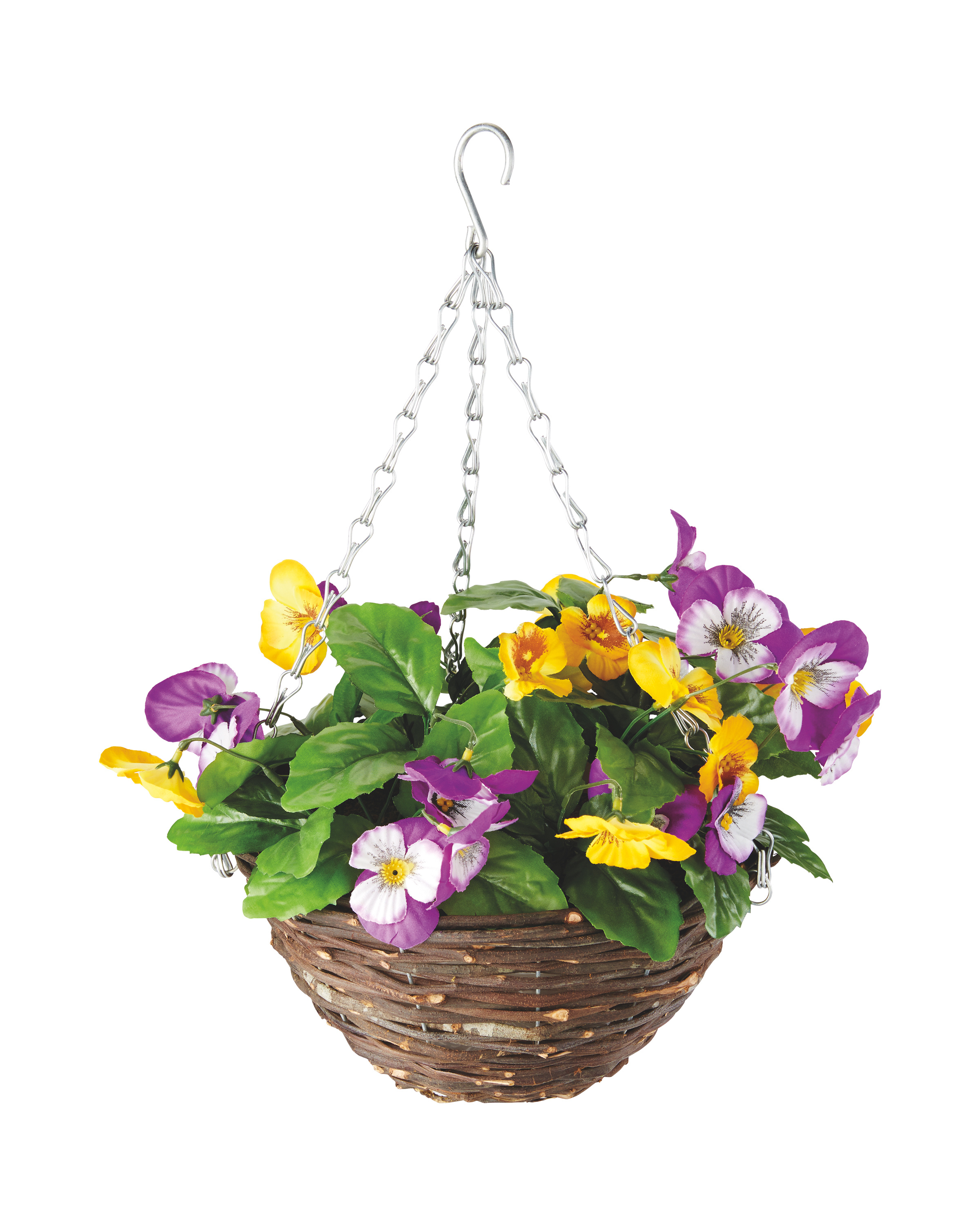 Gardenline Artificial Hanging Basket ALDI UK