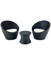 Gardenline Black Bistro Set