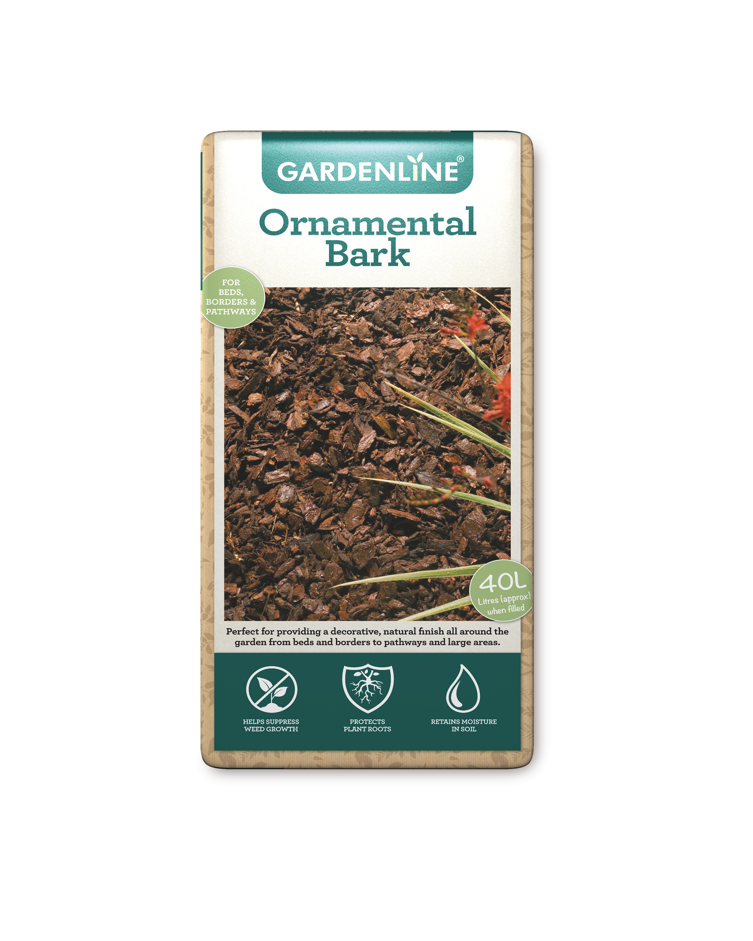 Gardenline Decorative Bark 40L ALDI UK
