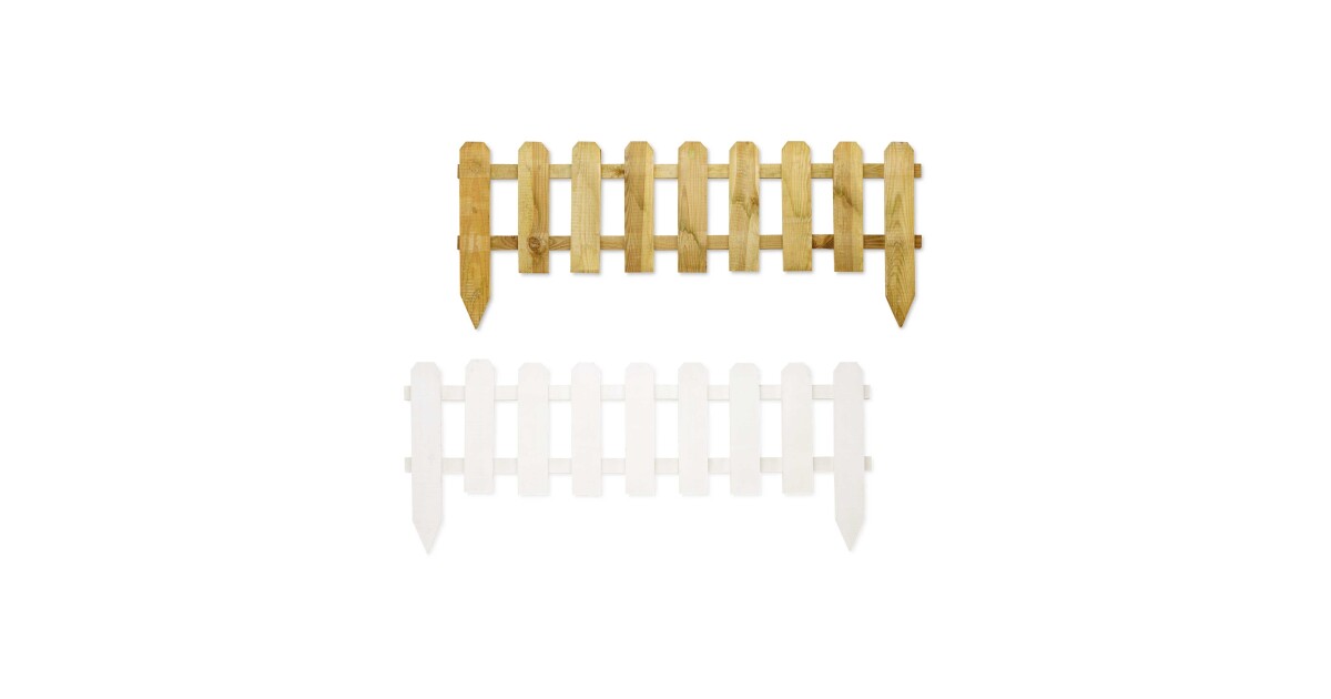Gardenline Picket Fence 3 Pack ALDI UK