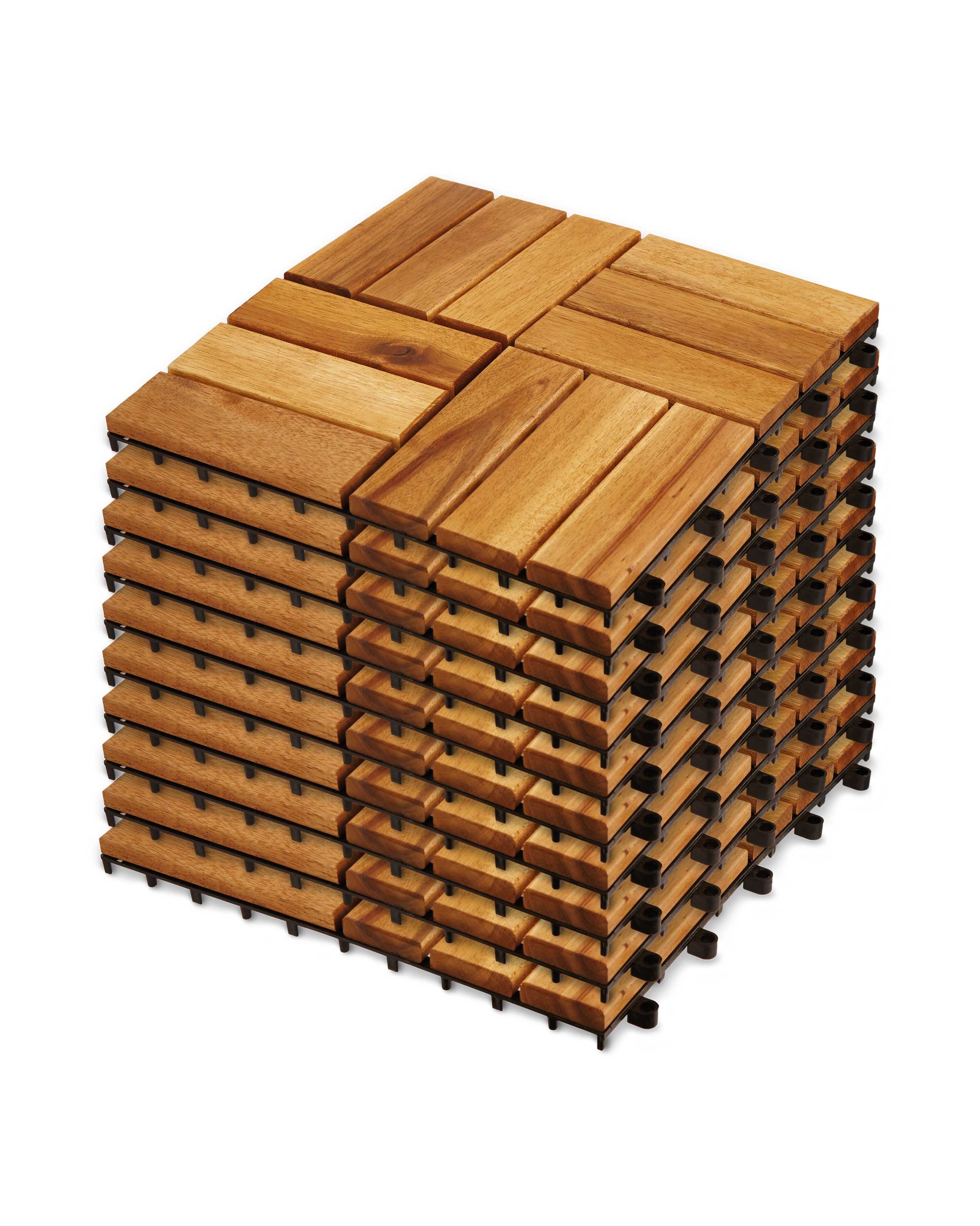 Gardenline Wooden Decking 10Pack ALDI UK