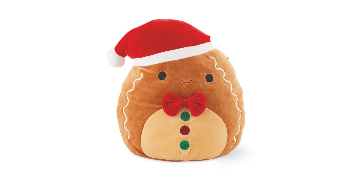 Aldi grocery Gingerbread Boy Squishmallows - ALDI UK