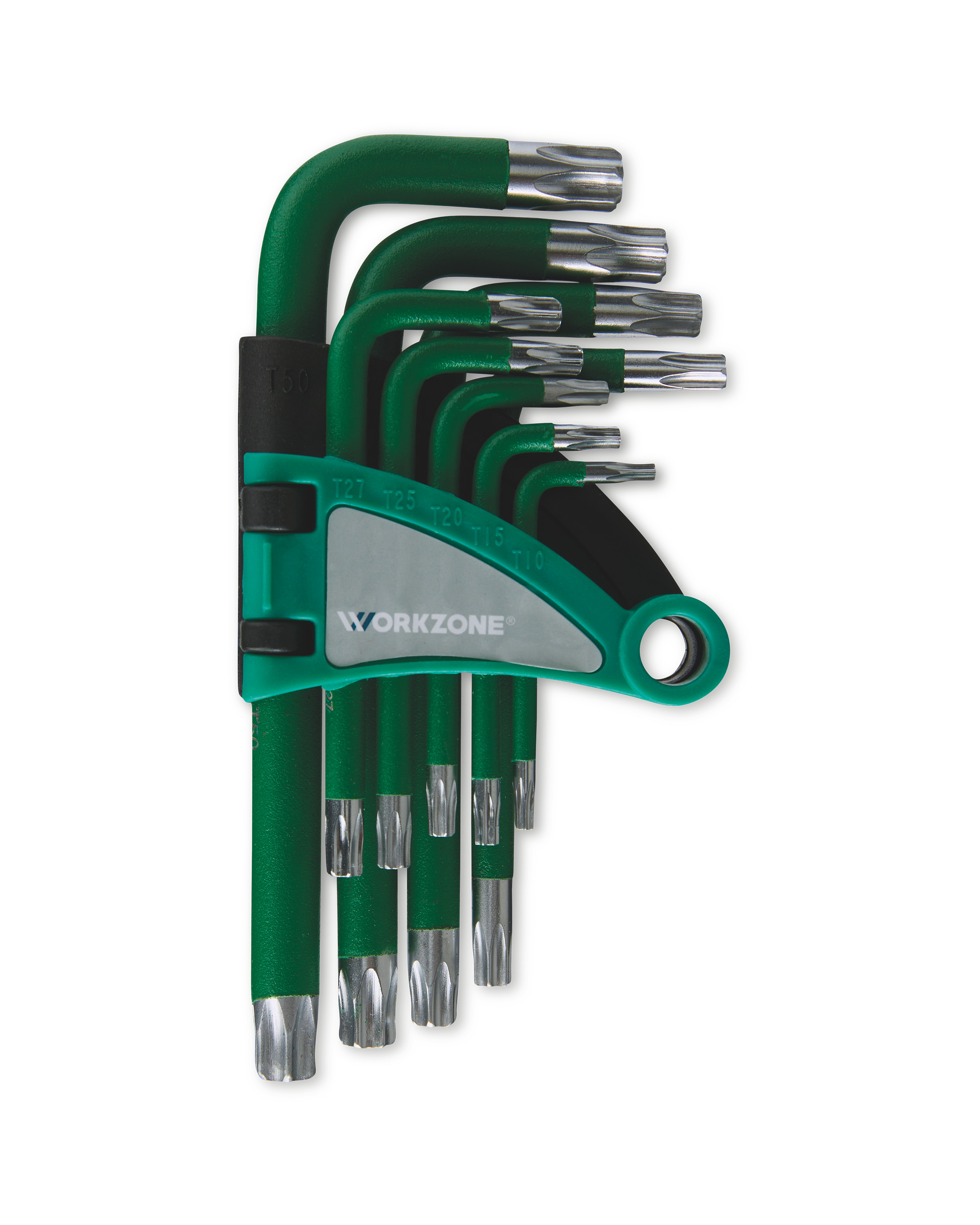 Workzone 9 Piece Green Hex Key Set ALDI UK