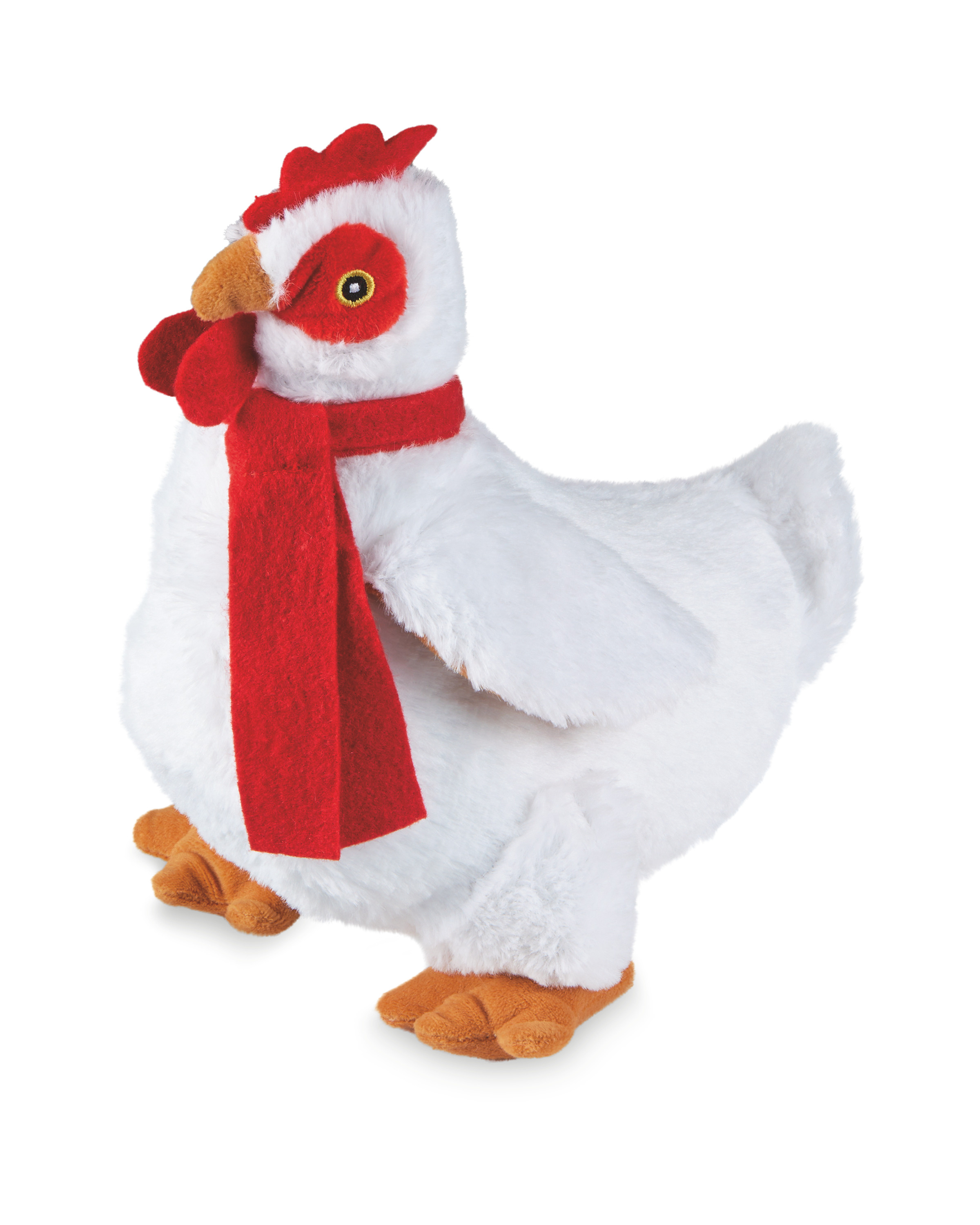 White Chicken Plush Dog Toy ALDI UK