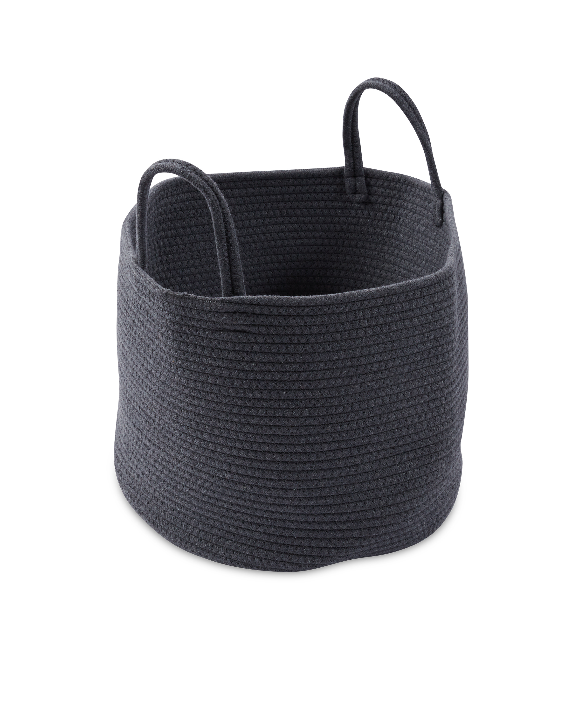 Grey Cotton Storage Bucket ALDI UK