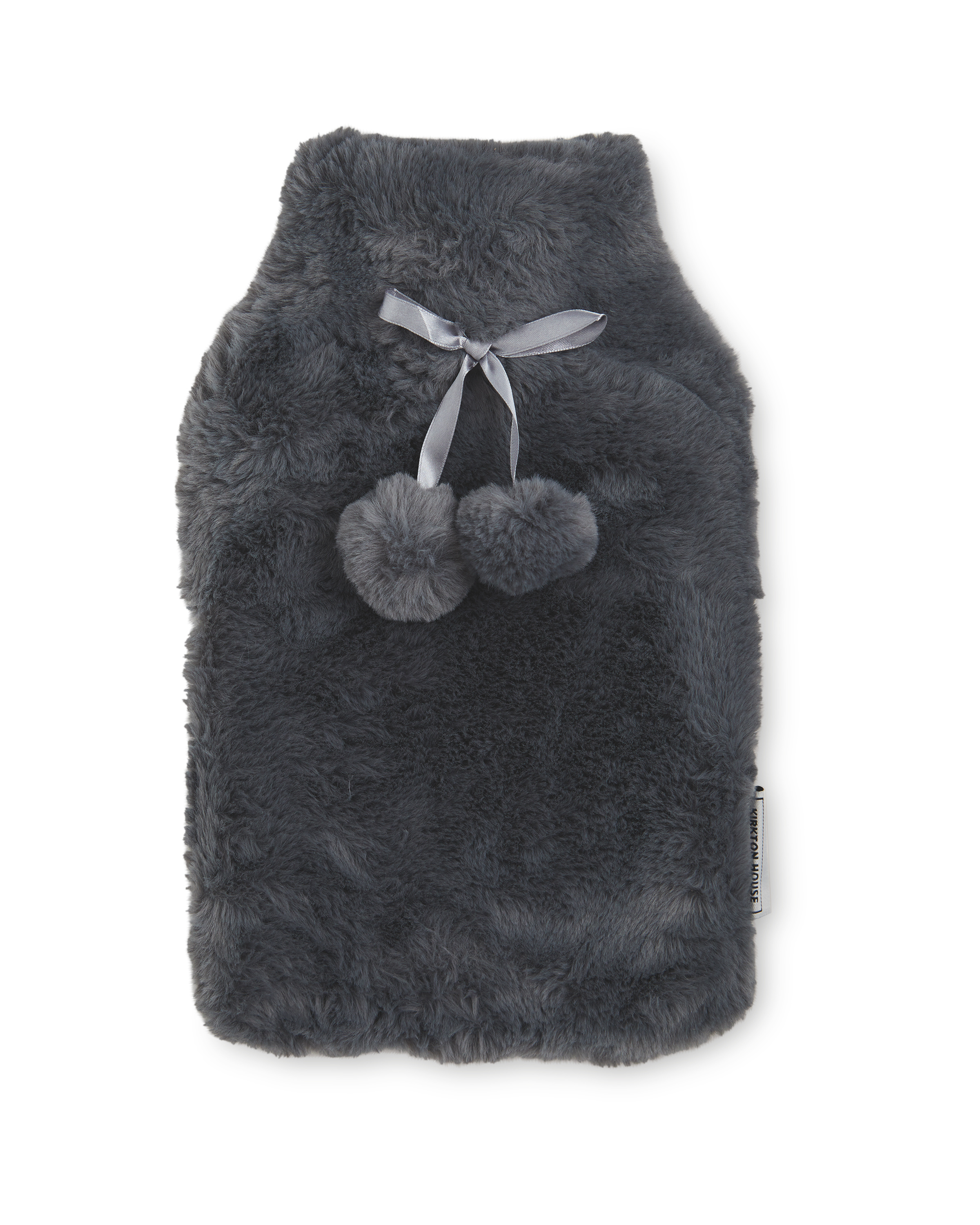 Grey Faux Fur Hot Water Bottle ALDI UK