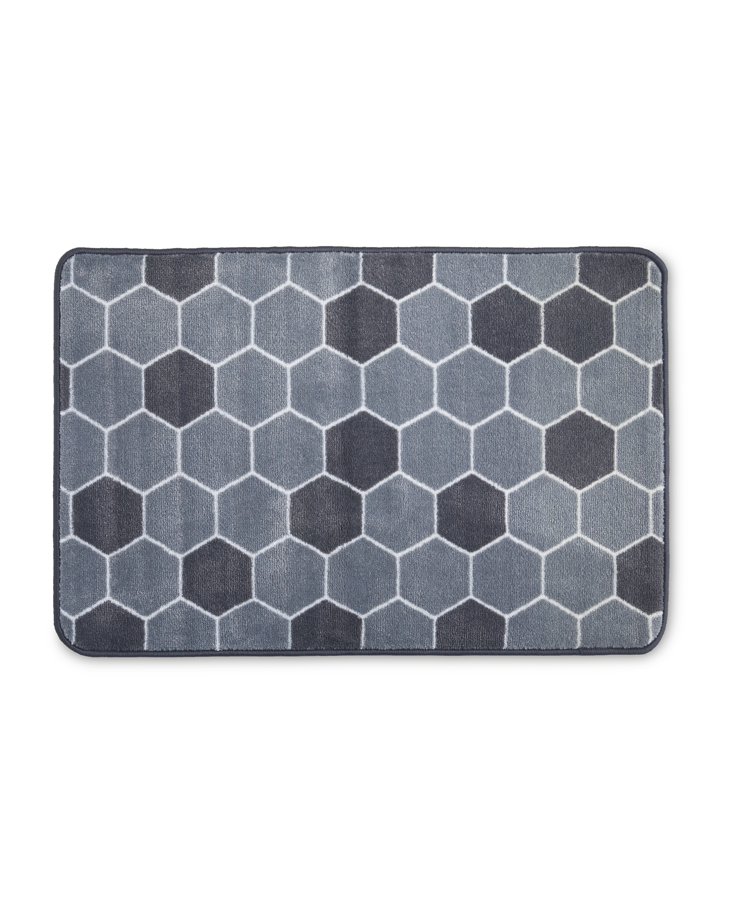 Grey Hexagon Washable Pet Boot Mat ALDI UK