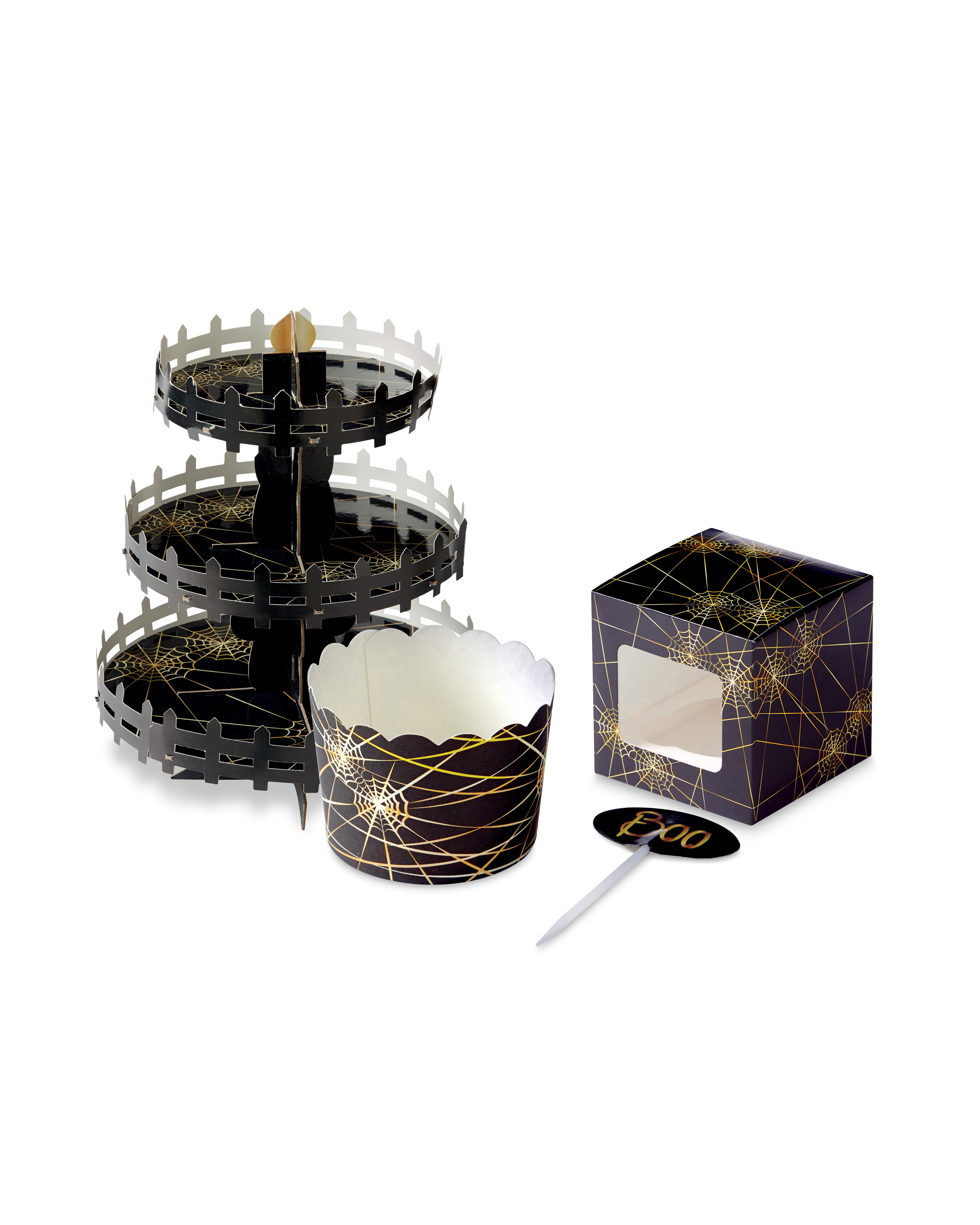 Halloween Magic Metallic Cupcake Set ALDI UK
