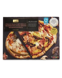 Ham, Mushroom & Mascarpone Pizza