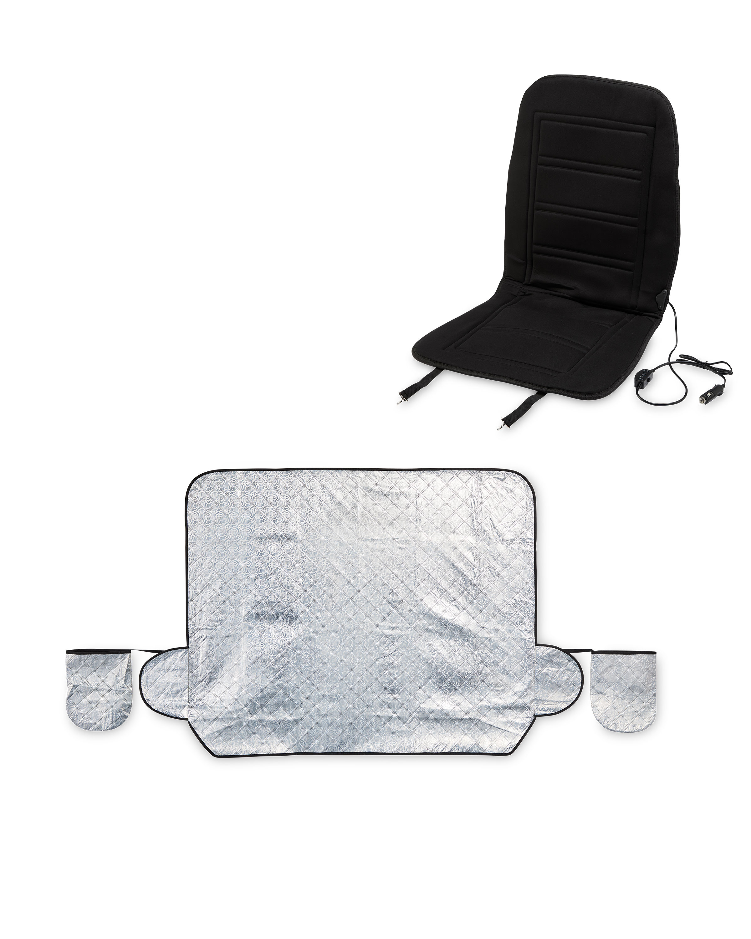 Windscreen Cover and Heated Car Seat ALDI UK