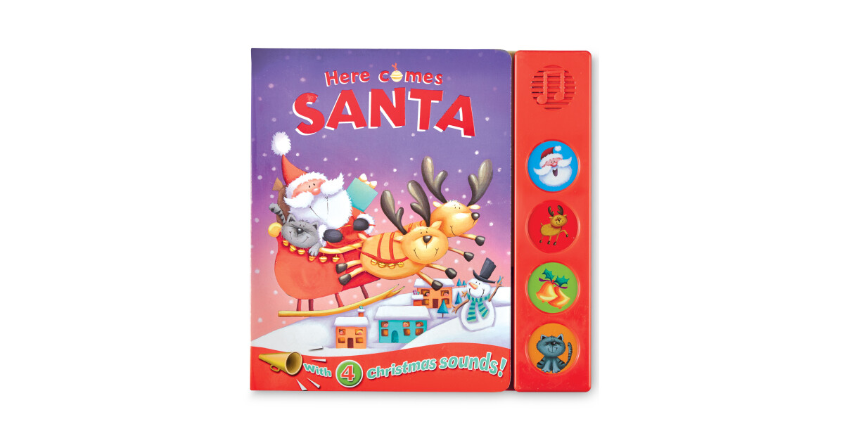 Here Comes Santa Sound Board Book - ALDI UK