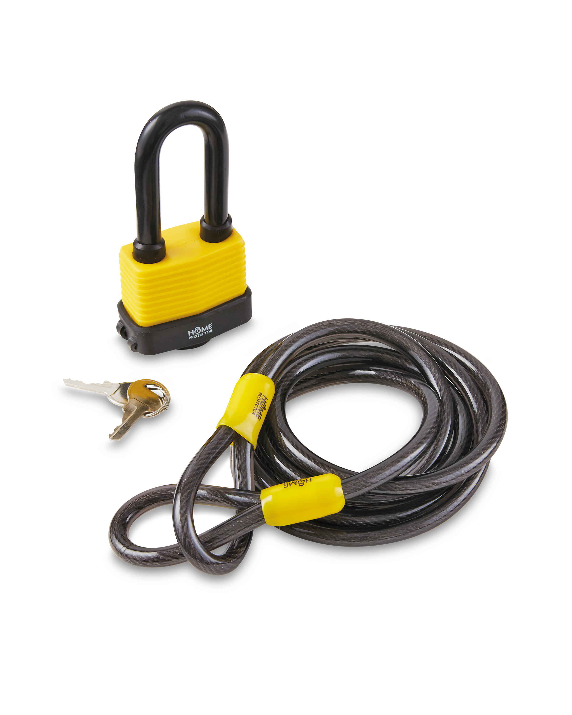 Home Protector Padlock and Cable ALDI UK