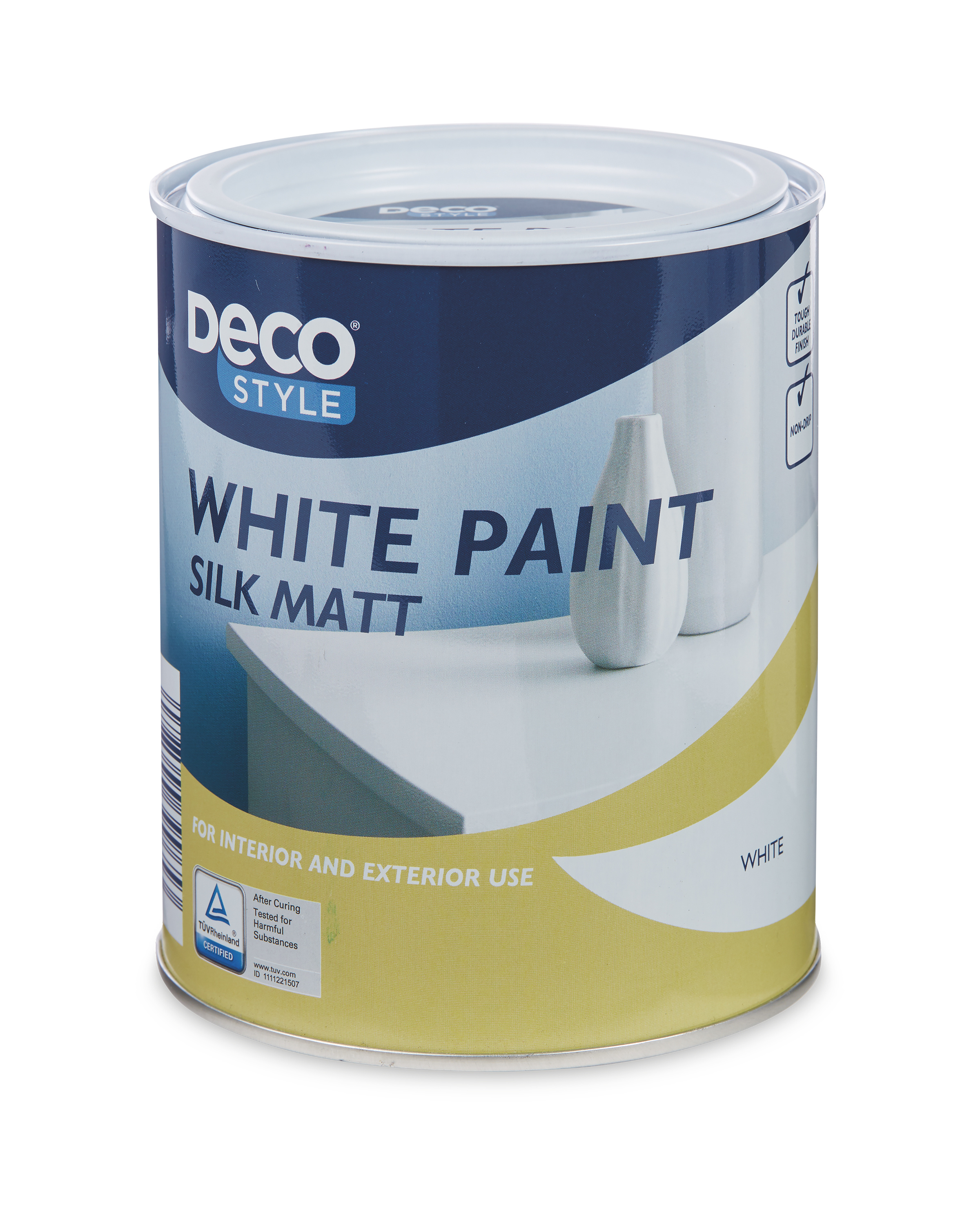 Deco Style White Silk Matt Paint ALDI UK