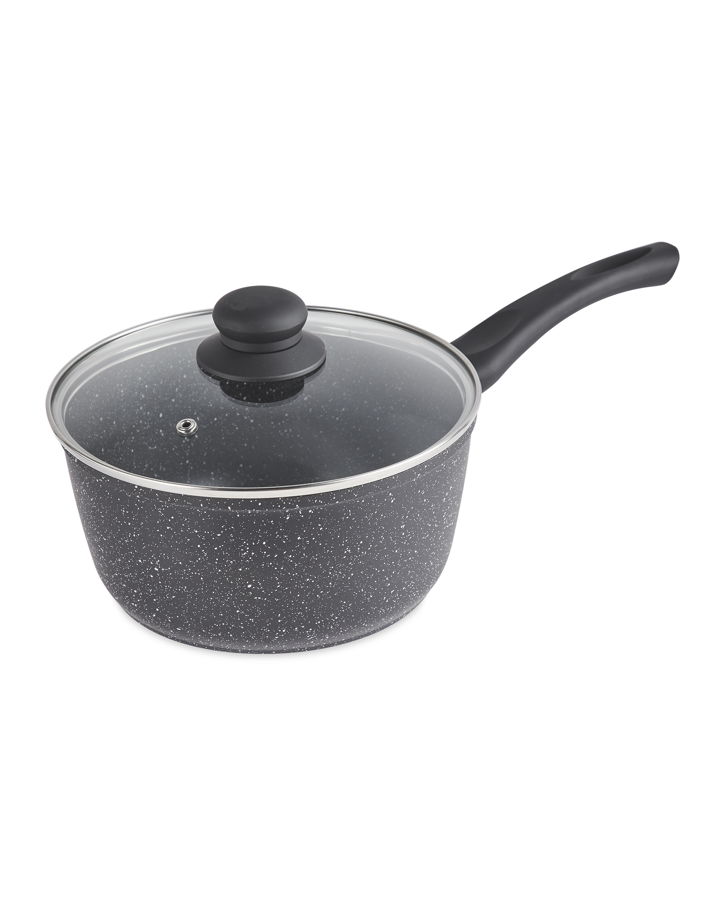 Kirkton House Black 18cm Saucepan ALDI UK