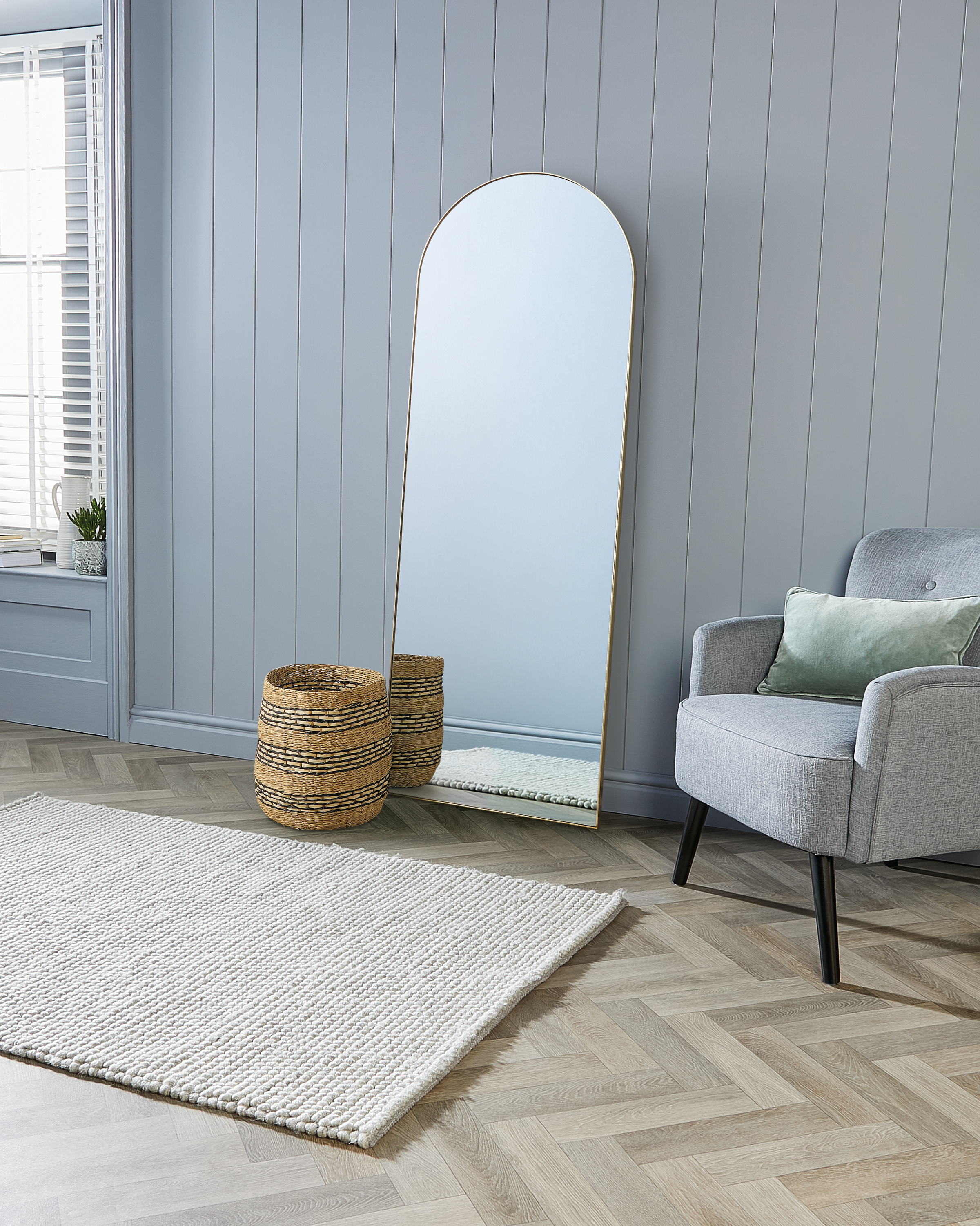 Kirkton House Gold Arch Mirror ALDI UK