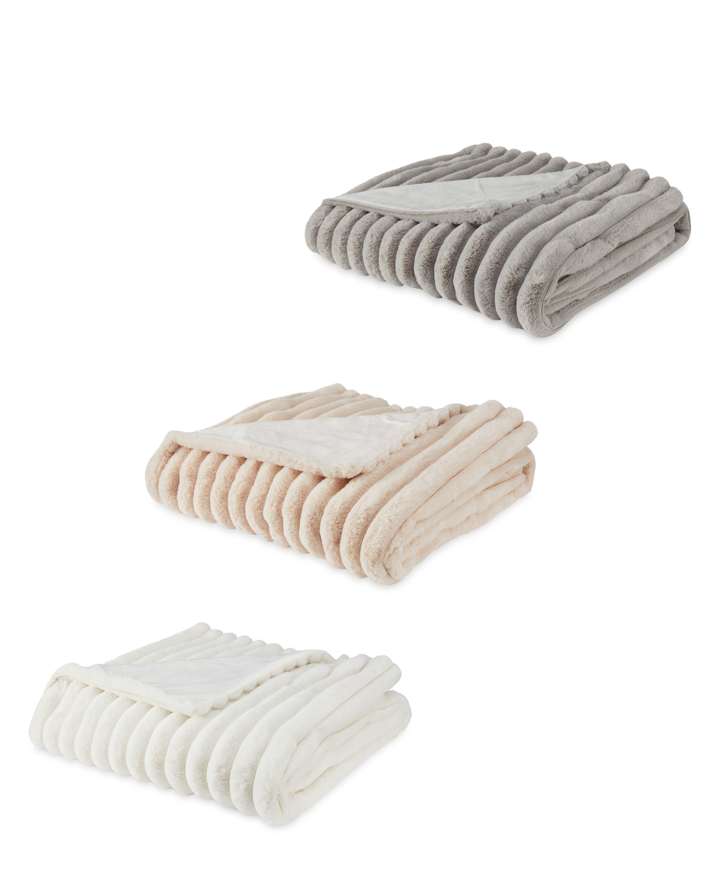 Kirkton House Ribbed Throw ALDI UK